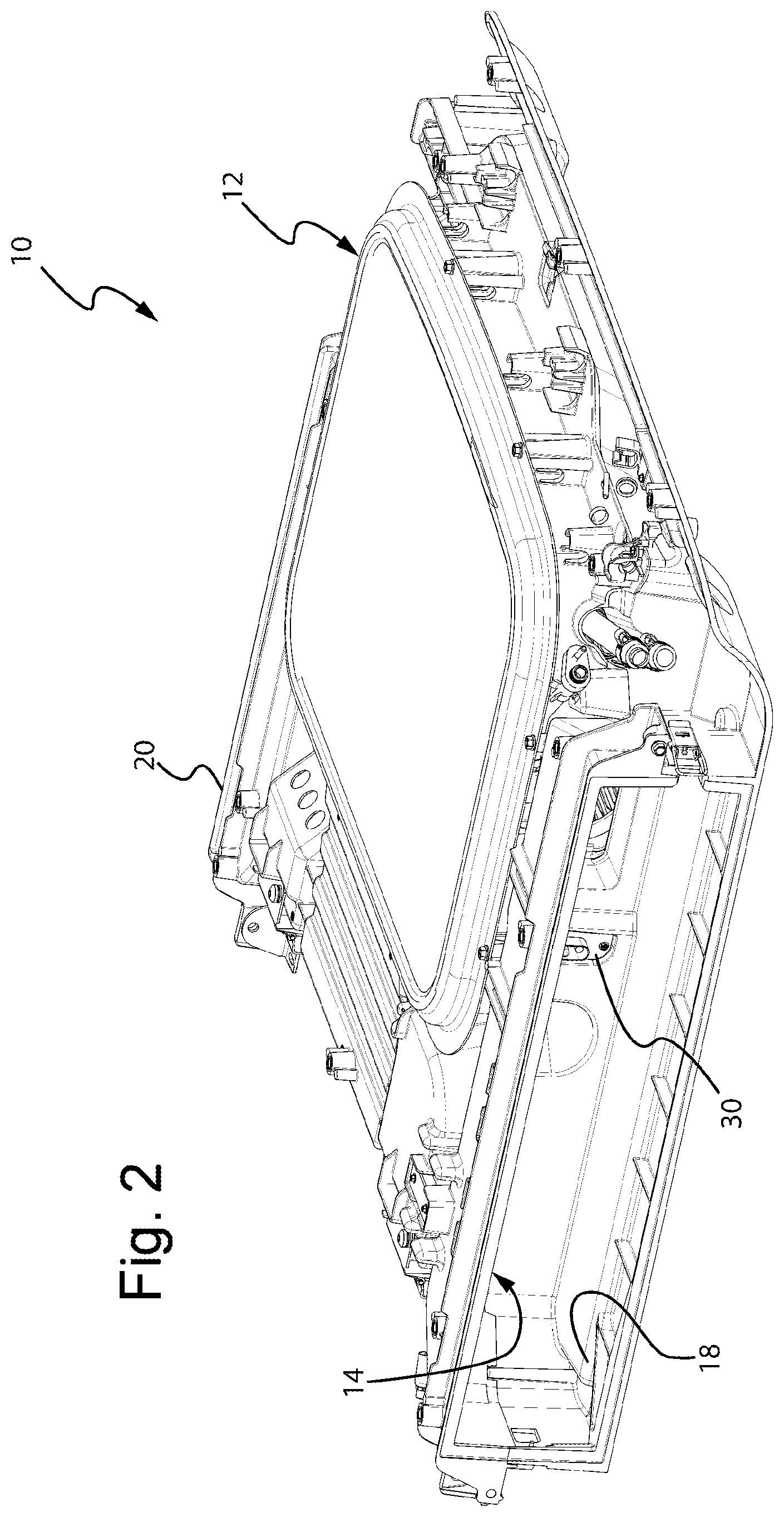 Patent US12351004 Figure 2 – System for treating the air in the cabin of a vehicle via an air filter with an RFID tag