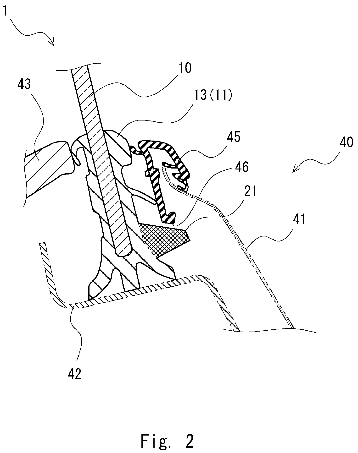 Patent US12351006 Figure 2 – Window glass for vehicle with noise reduction