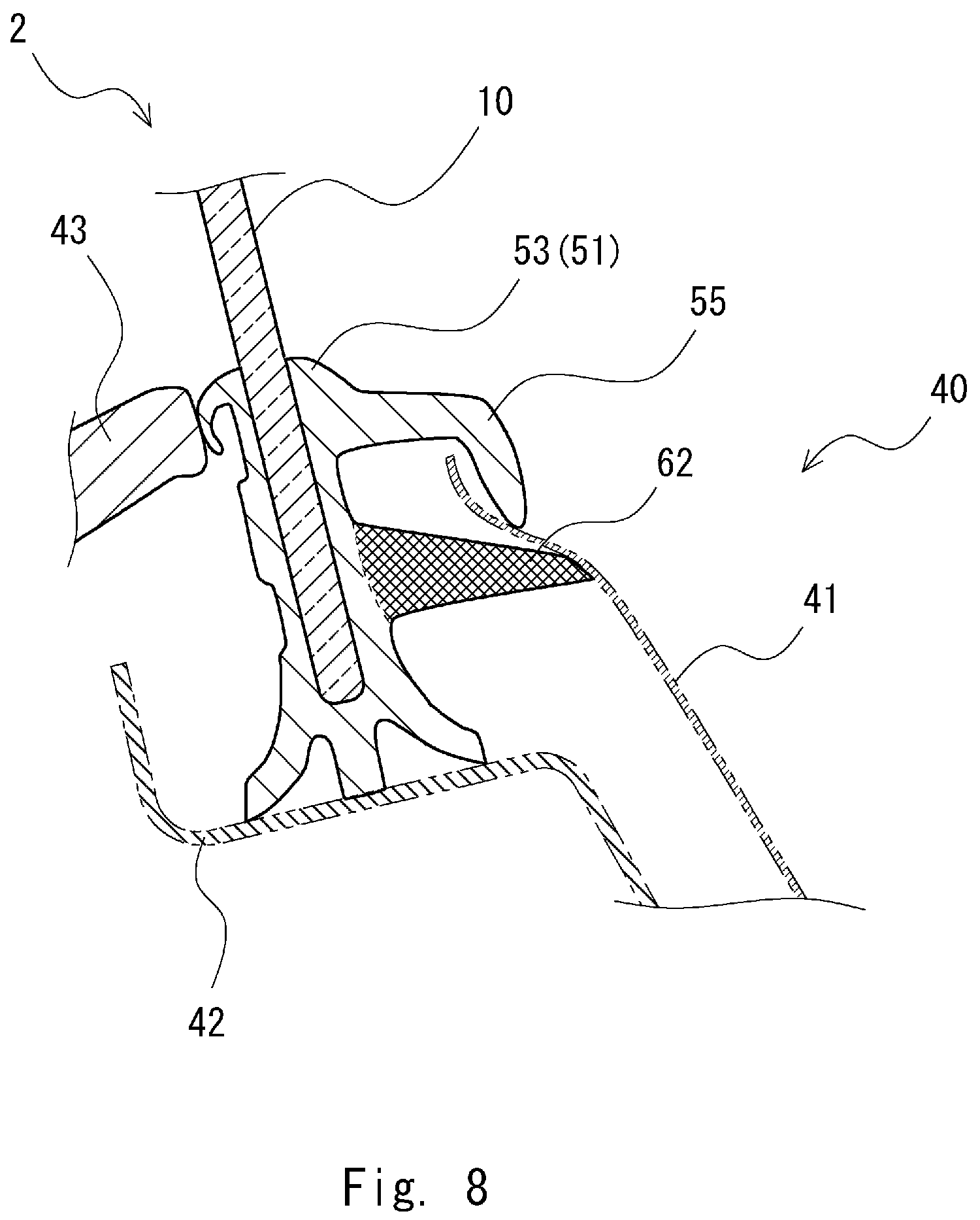 Patent US12351006 Figure 8 – Window glass for vehicle with noise reduction