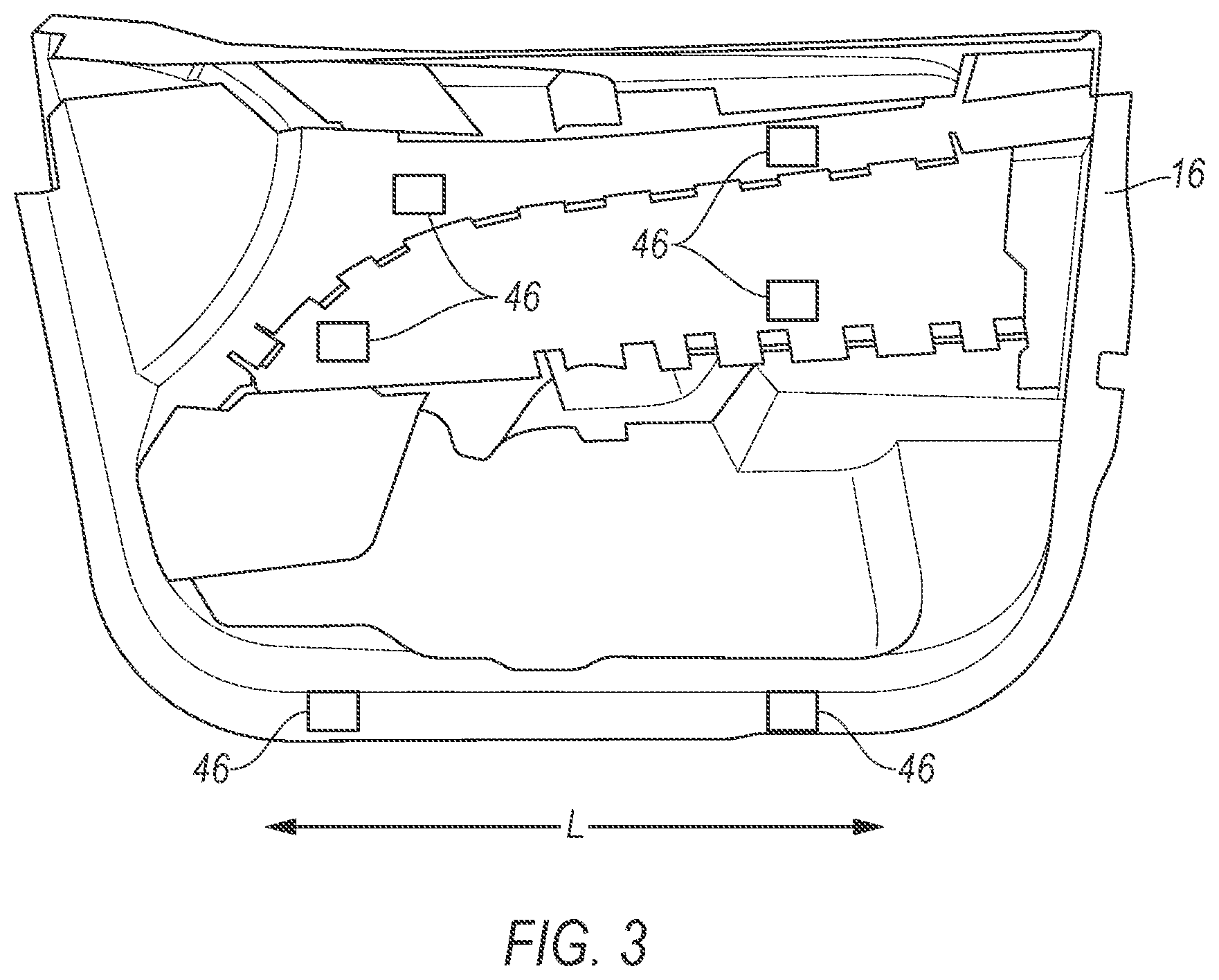 Patent US12351007 Figure 3 – Actuator moving door-trim panel in cross-vehicle direction