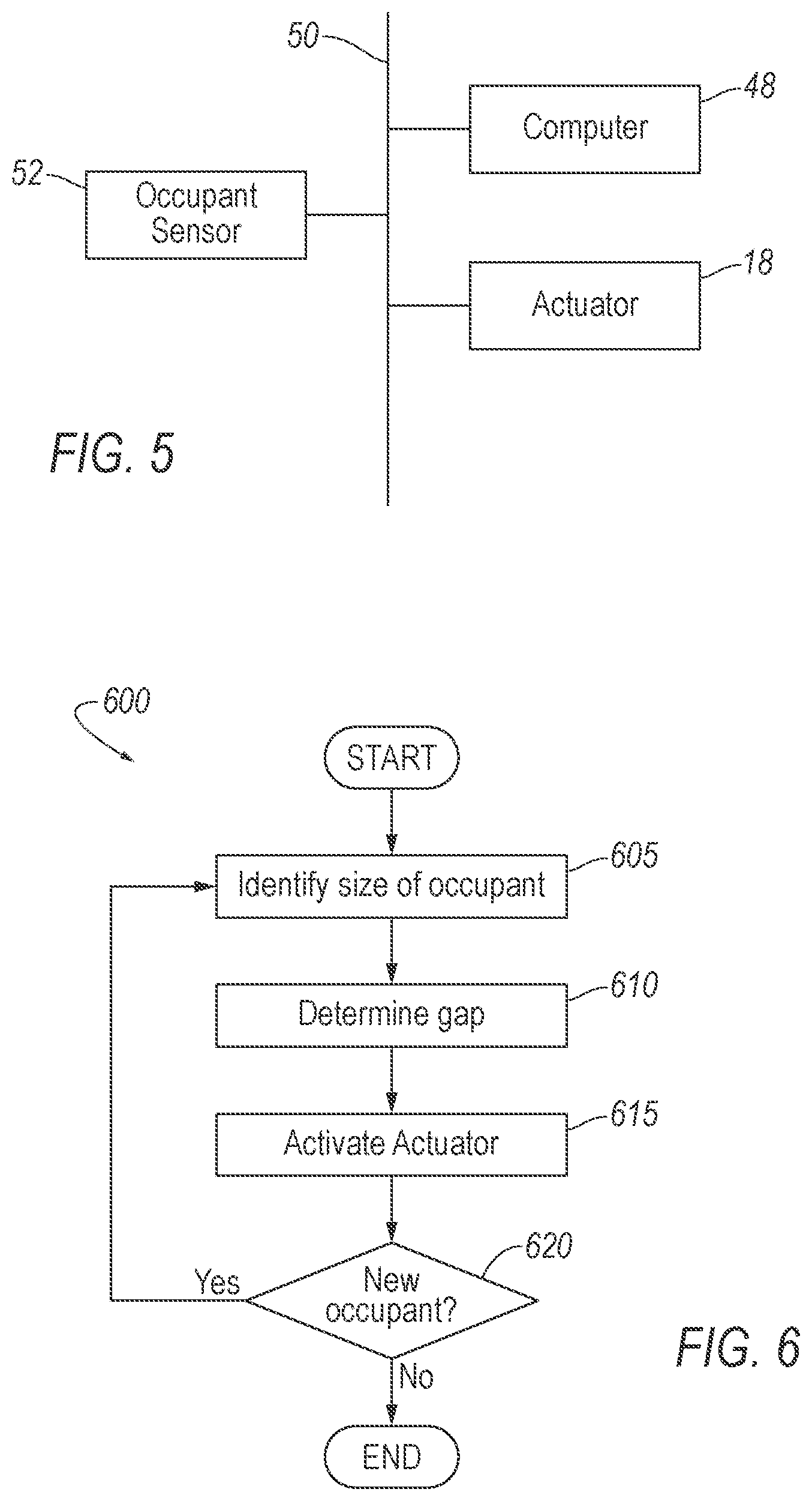 Patent US12351007 Figure 6 – Actuator moving door-trim panel in cross-vehicle direction