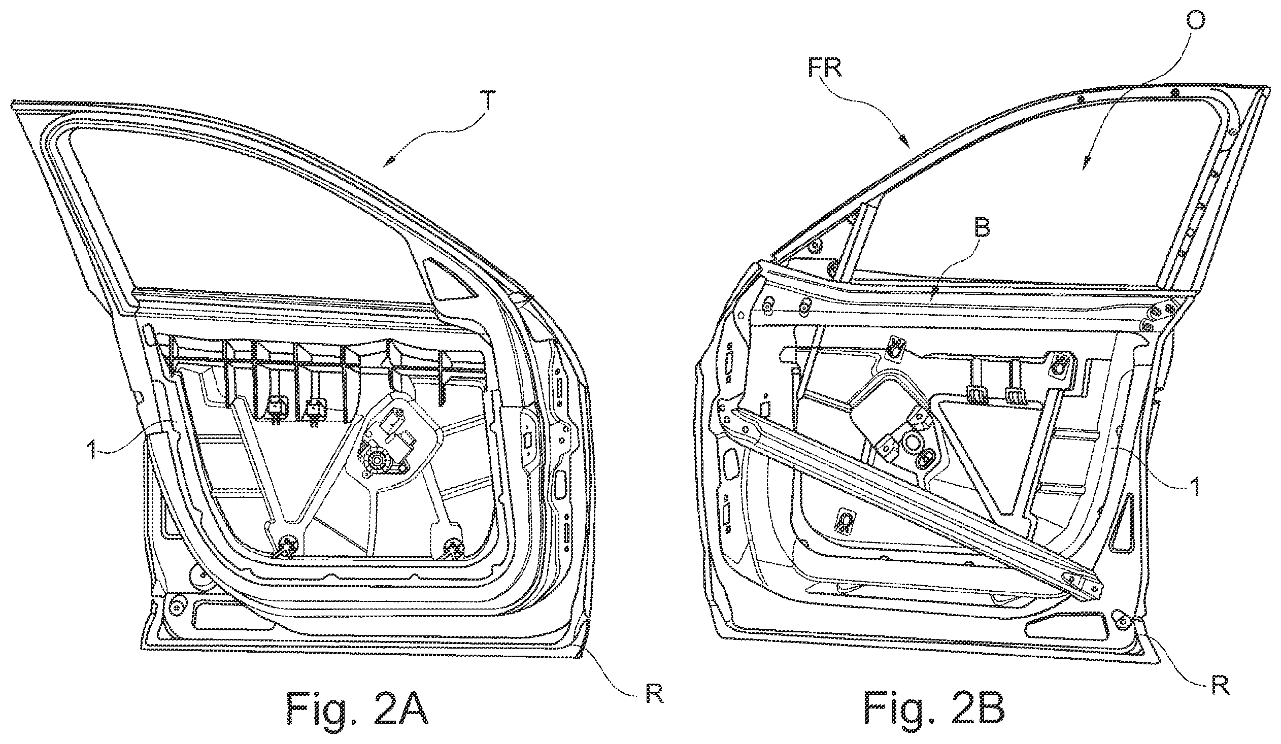 Patent US12351008 Figure 2 – Door module for a vehicle door, vehicle door and production method