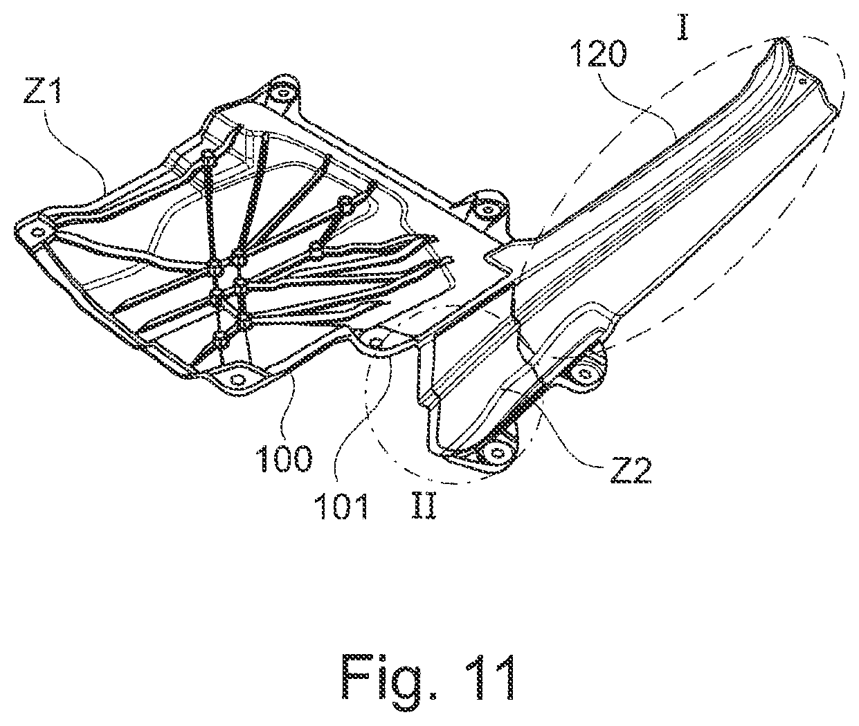 Patent US12351008 Figure 9 – Door module for a vehicle door, vehicle door and production method