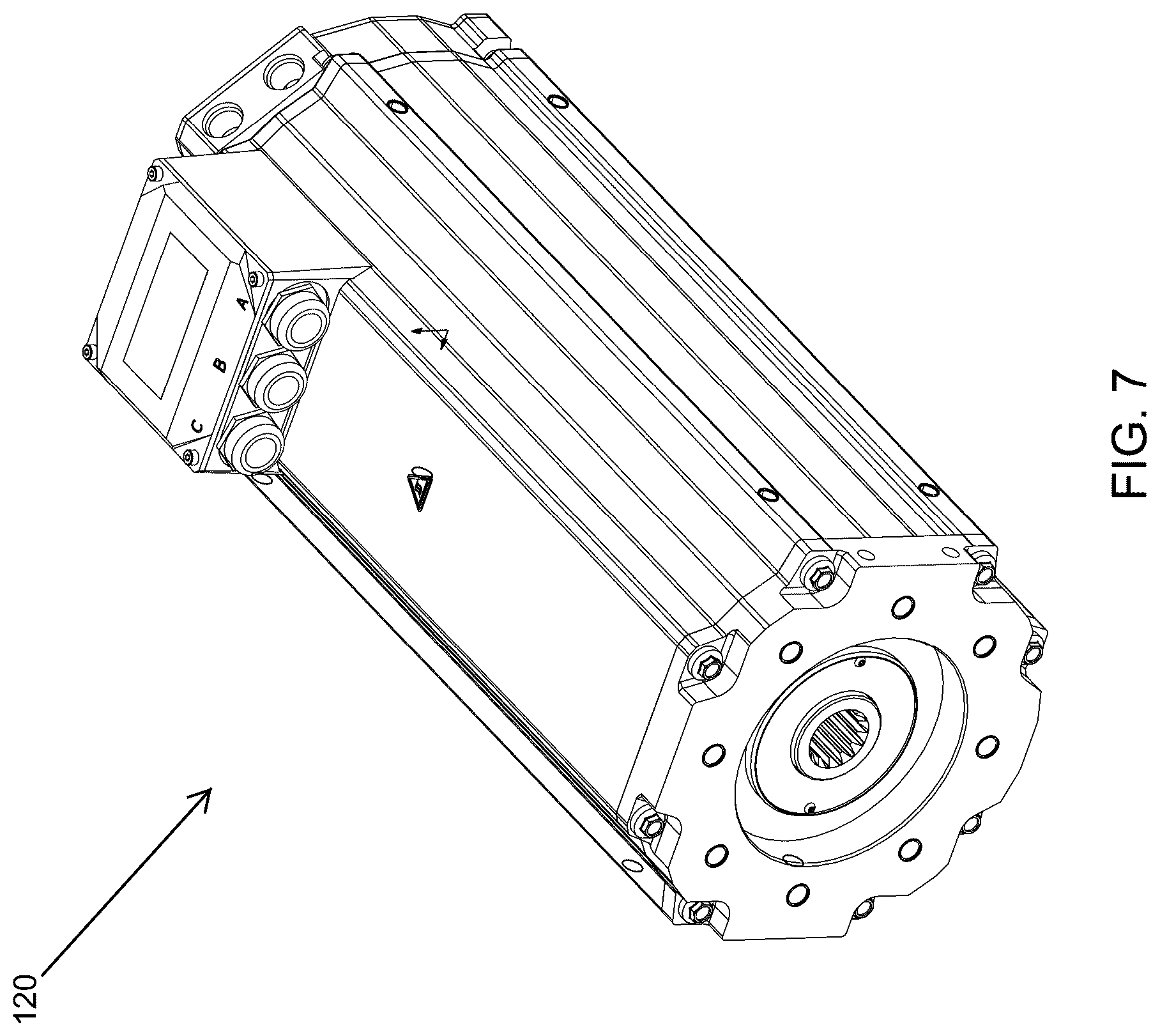 Patent US12351014 Figure 7 – Optimized AC powered auxiliary units for medium/heavy duty configurable electric trucks