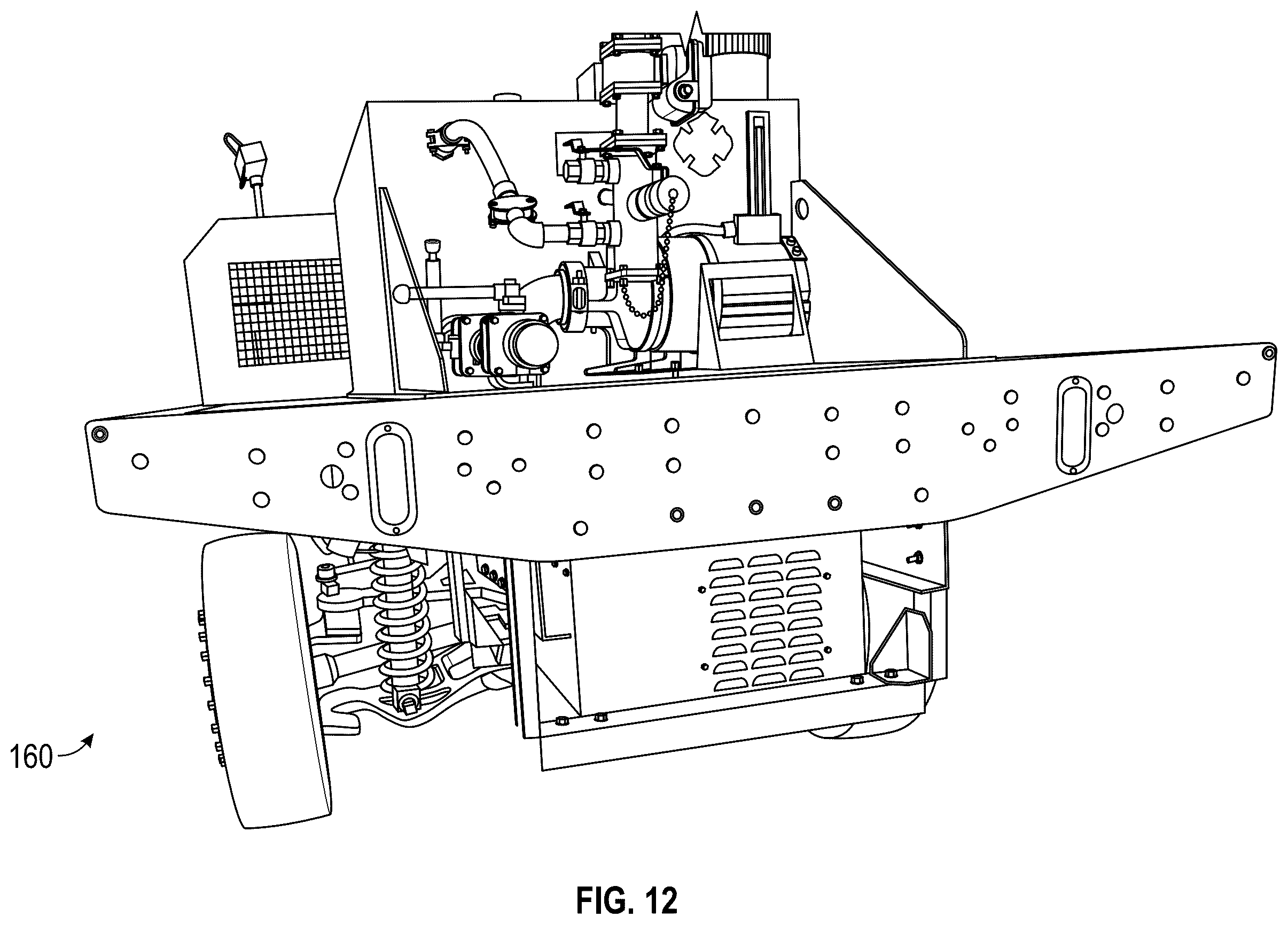 Patent US12351014 Figure 12 – Optimized AC powered auxiliary units for medium/heavy duty configurable electric trucks