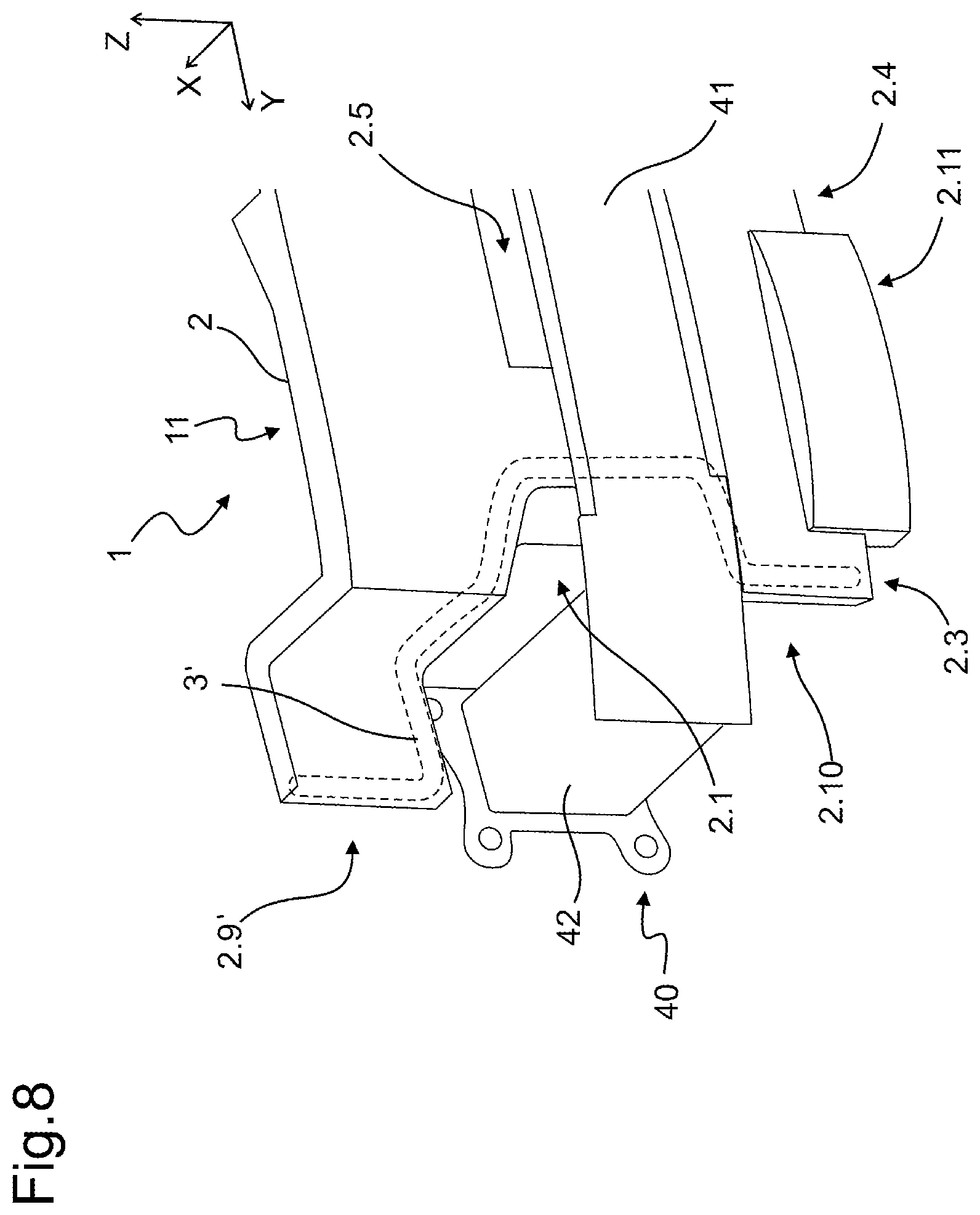 Patent US12351015 Figure 6 – Heat exchanger assembly for a motor vehicle