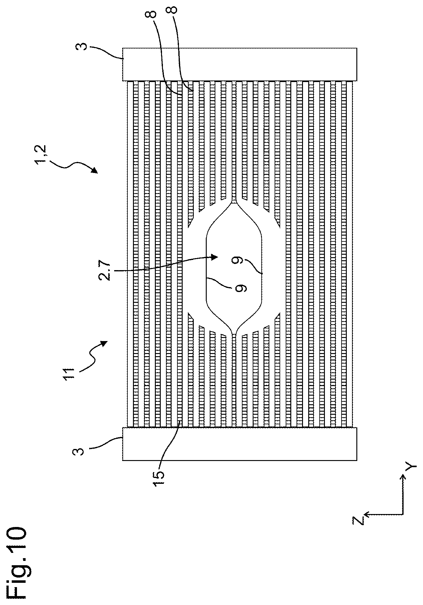 Patent US12351015 Figure 8 – Heat exchanger assembly for a motor vehicle