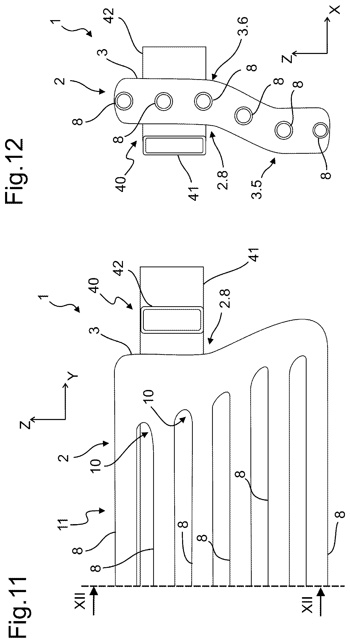Patent US12351015 Figure 9 – Heat exchanger assembly for a motor vehicle