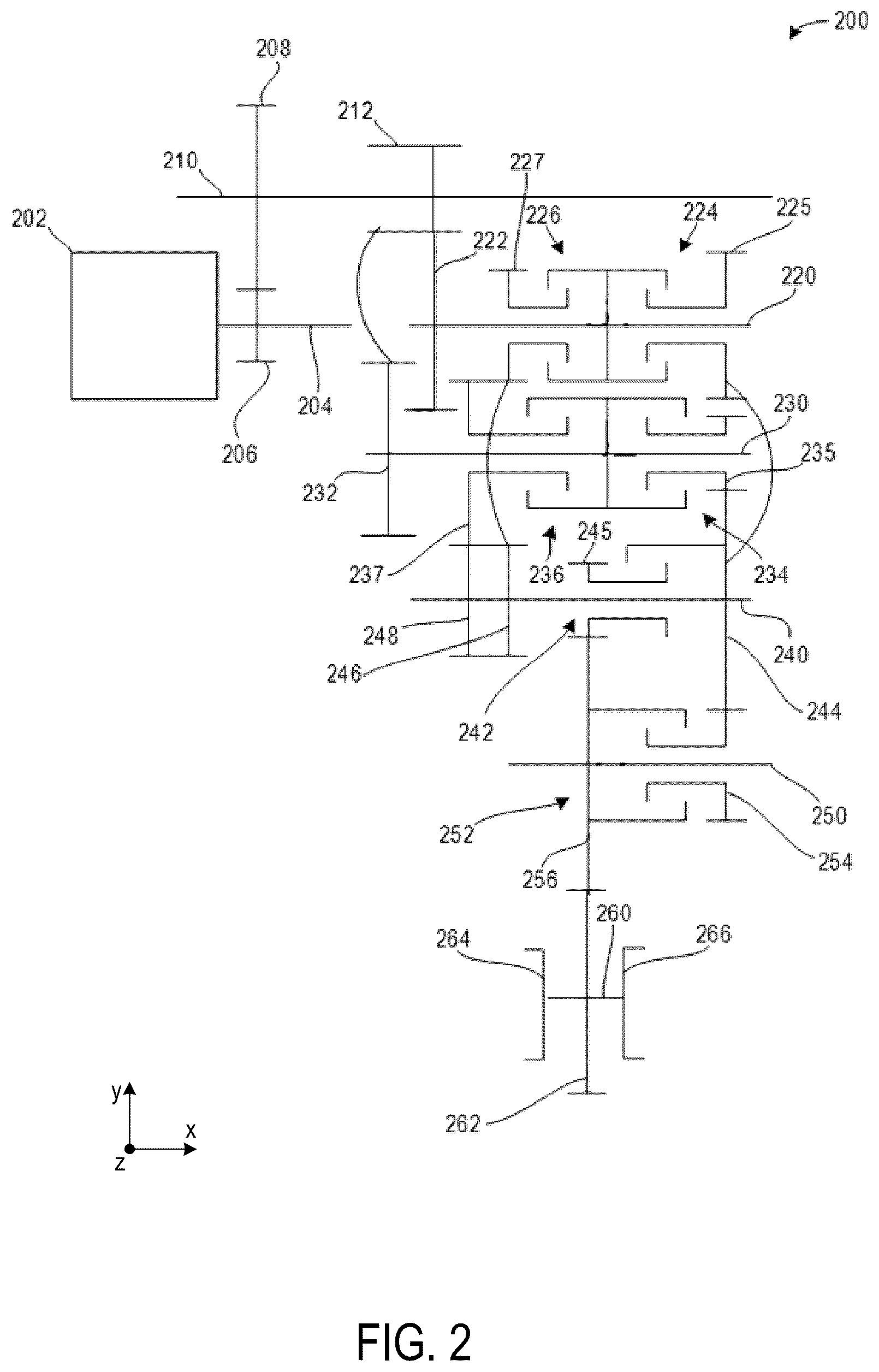 Patent US12351017 Figure 2 – Systems and method for an electric powertrain