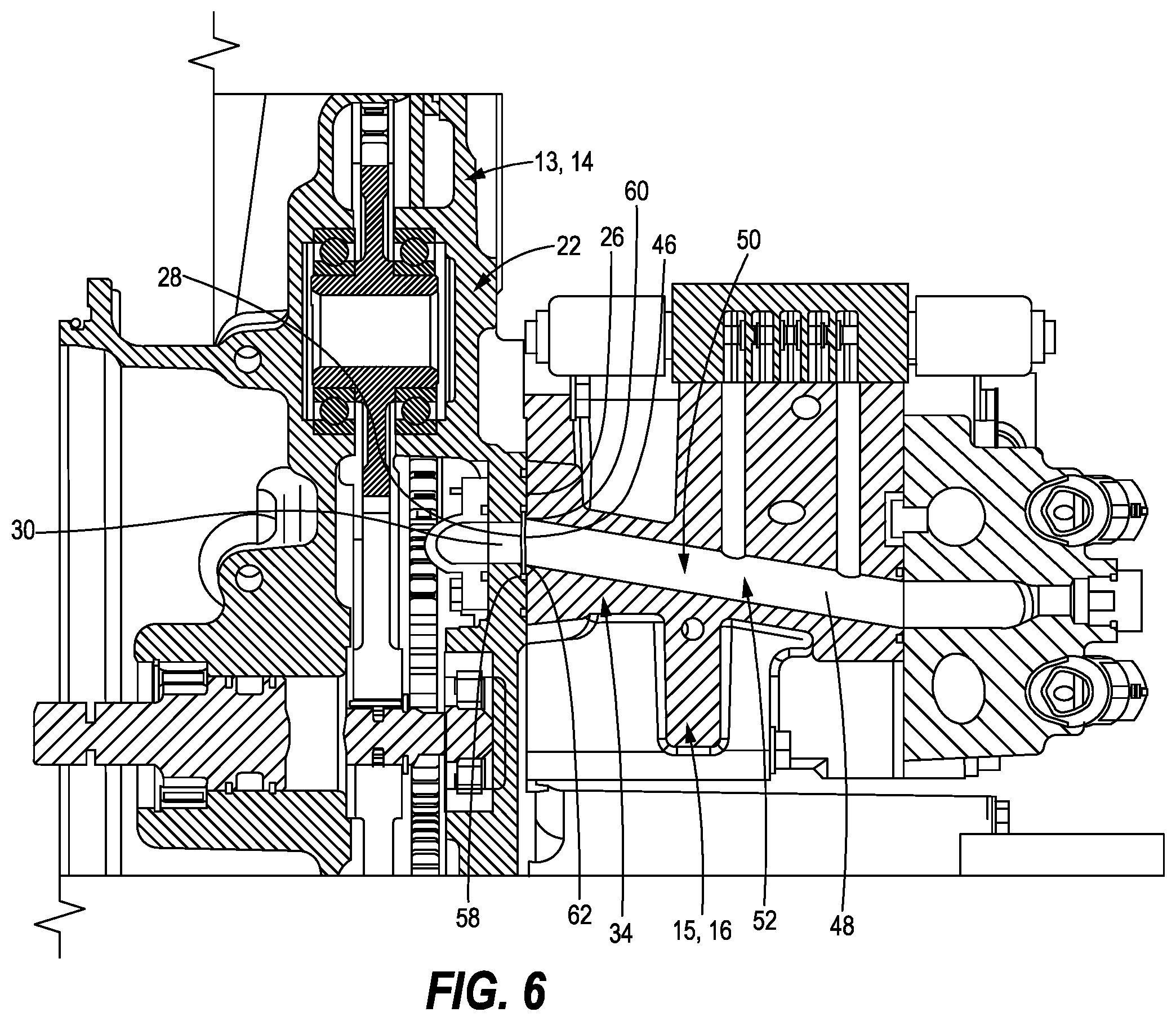 Patent US12351018 Figure 6 – Hydraulic connection