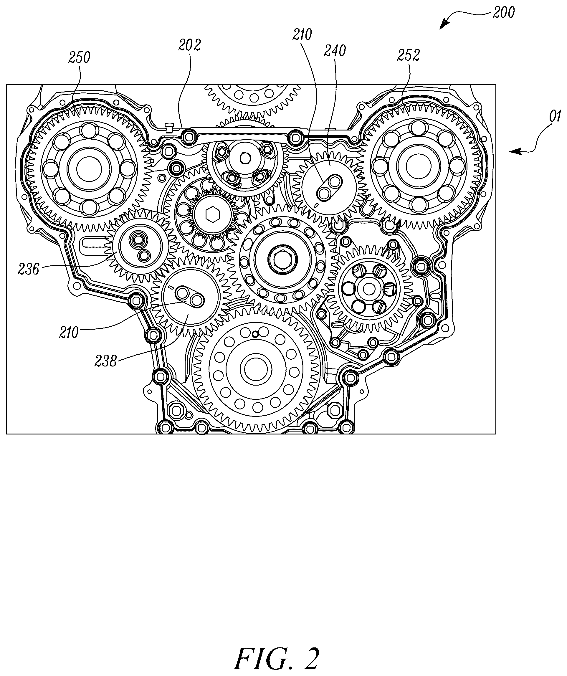Patent US12351019 Figure 2 – Retainer for power take-off assembly