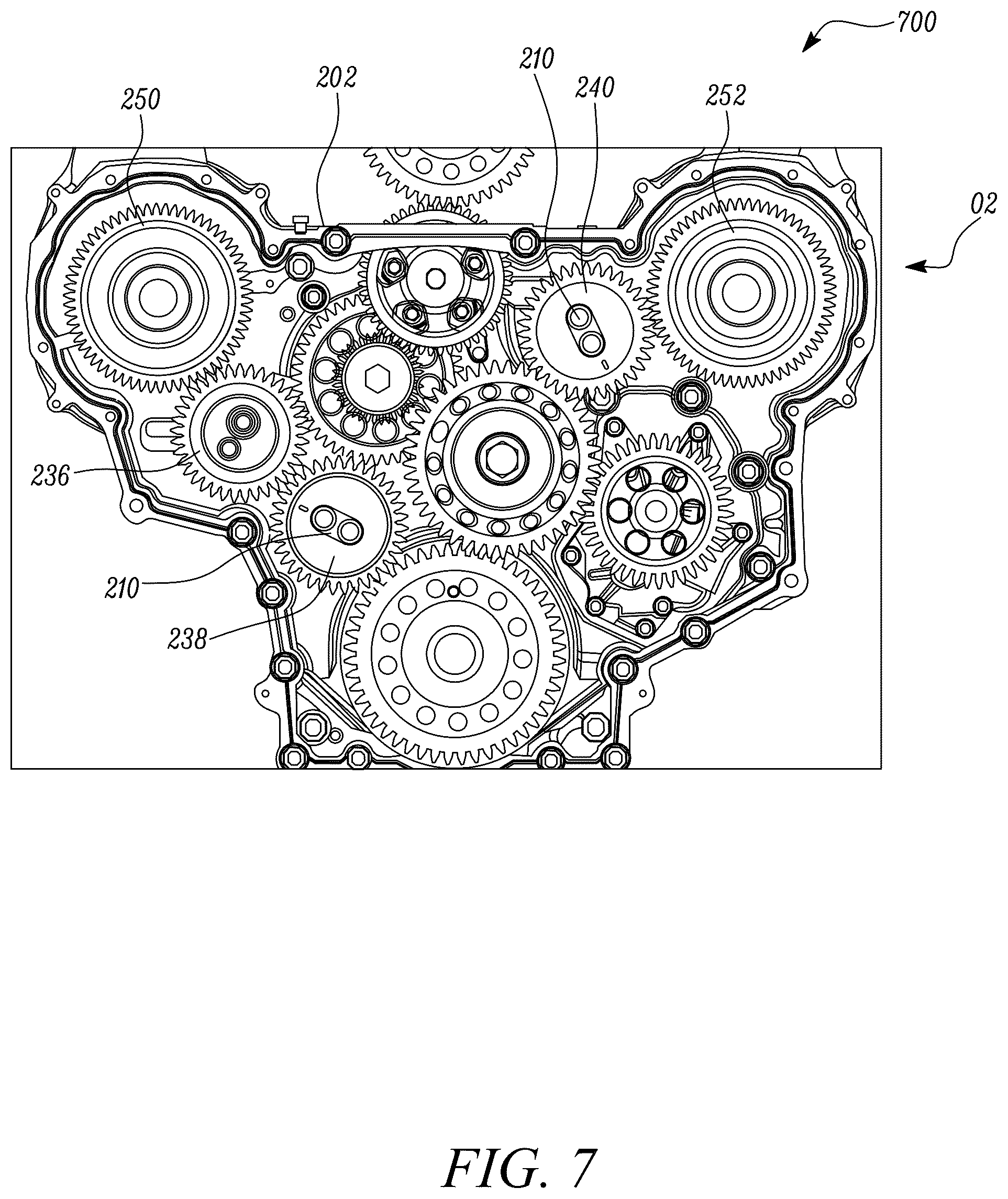 Patent US12351019 Figure 7 – Retainer for power take-off assembly