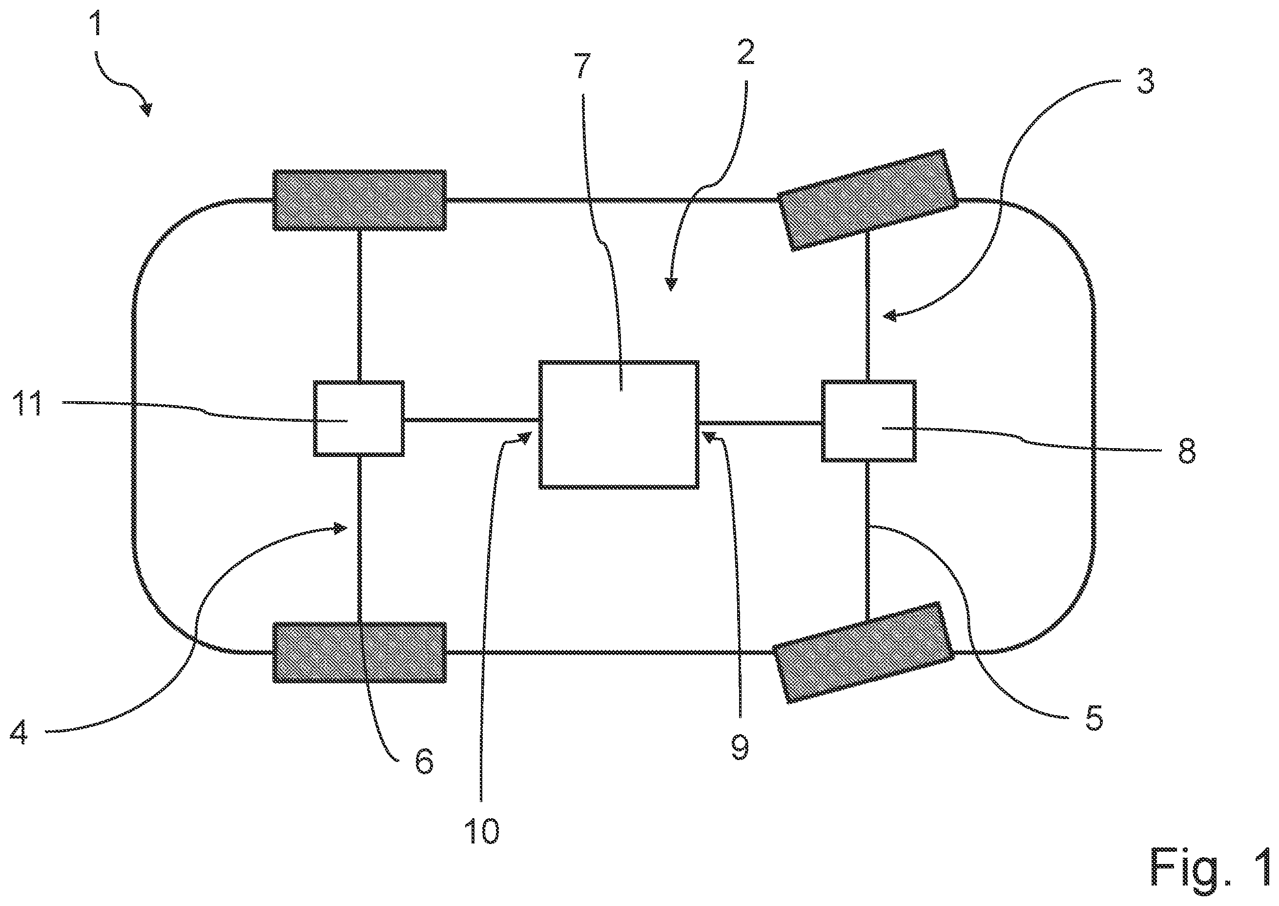 Patent US12351020 — Drive unit for an electric vehicle — Figure 1