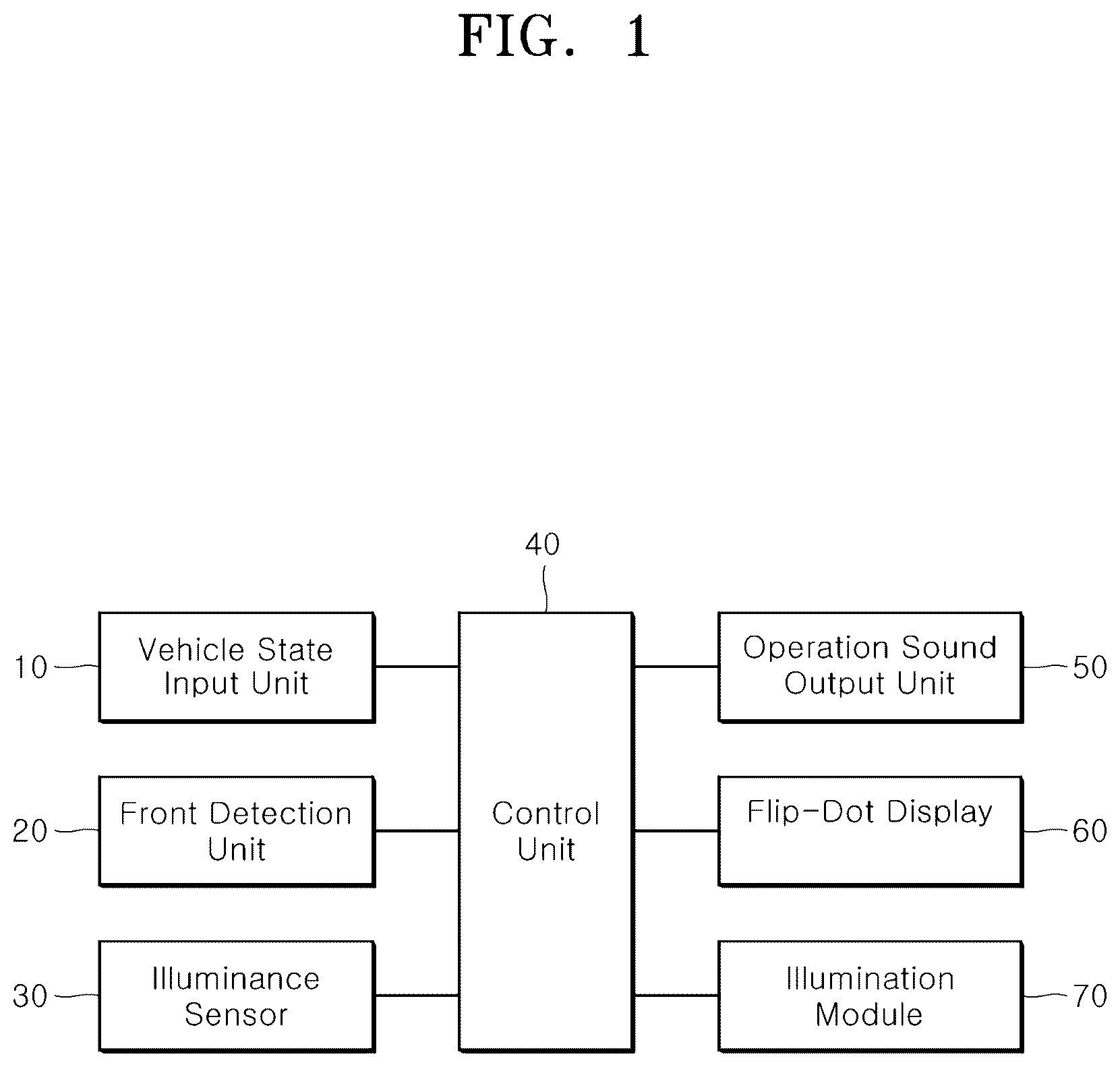 Patent US12351022 — Vehicle information display apparatus and control method thereof — Figure 1