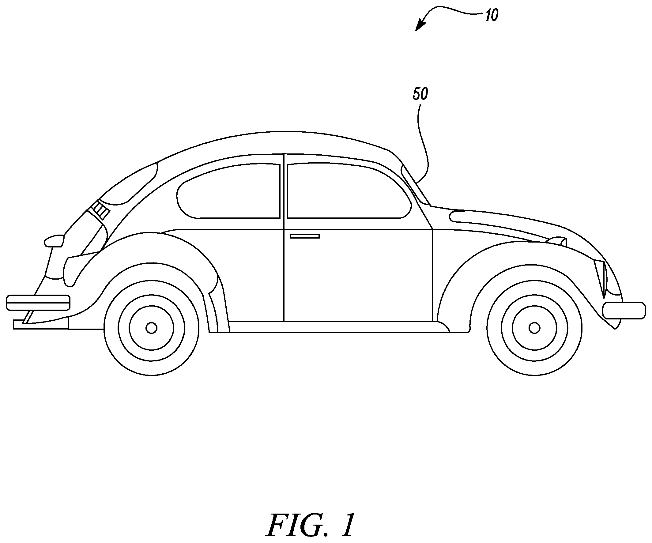 Patent US12351024 Figure 1 – Display system for vehicle