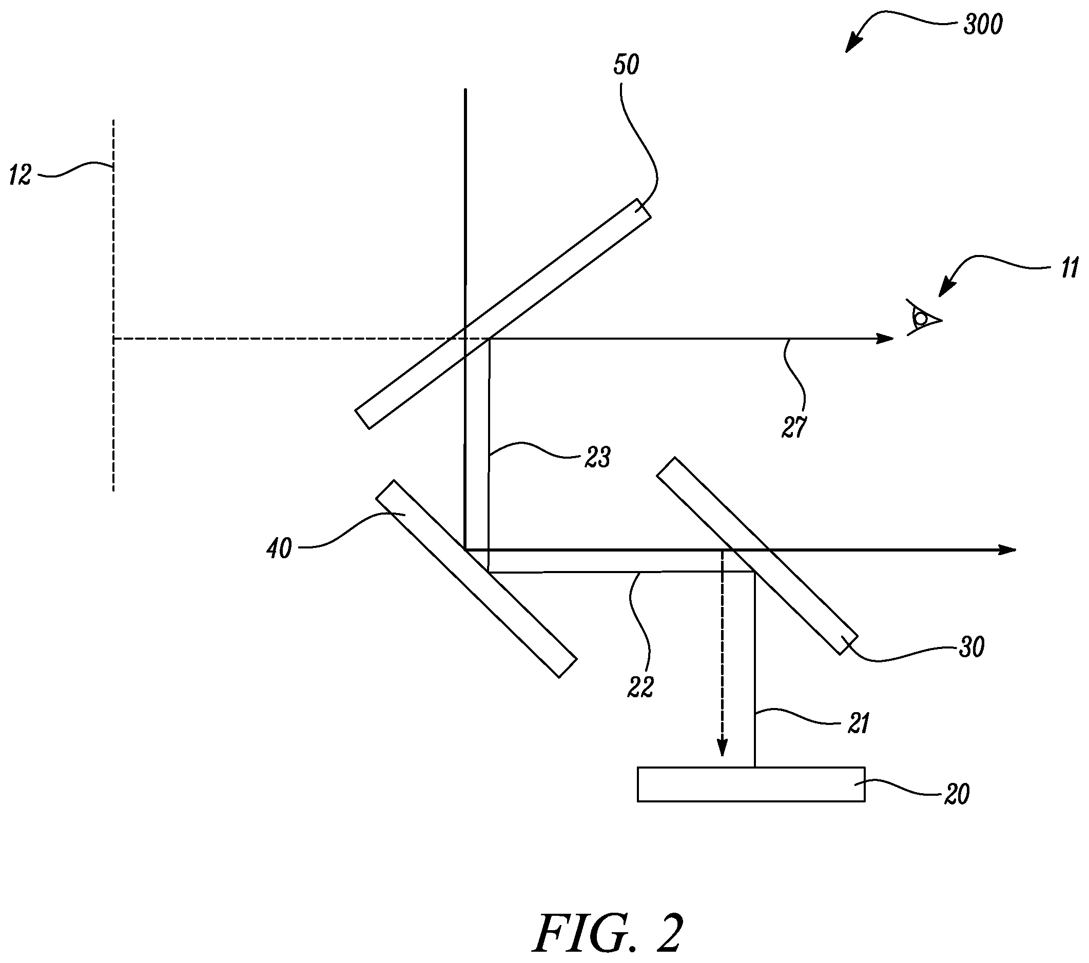 Patent US12351024 Figure 2 – Display system for vehicle