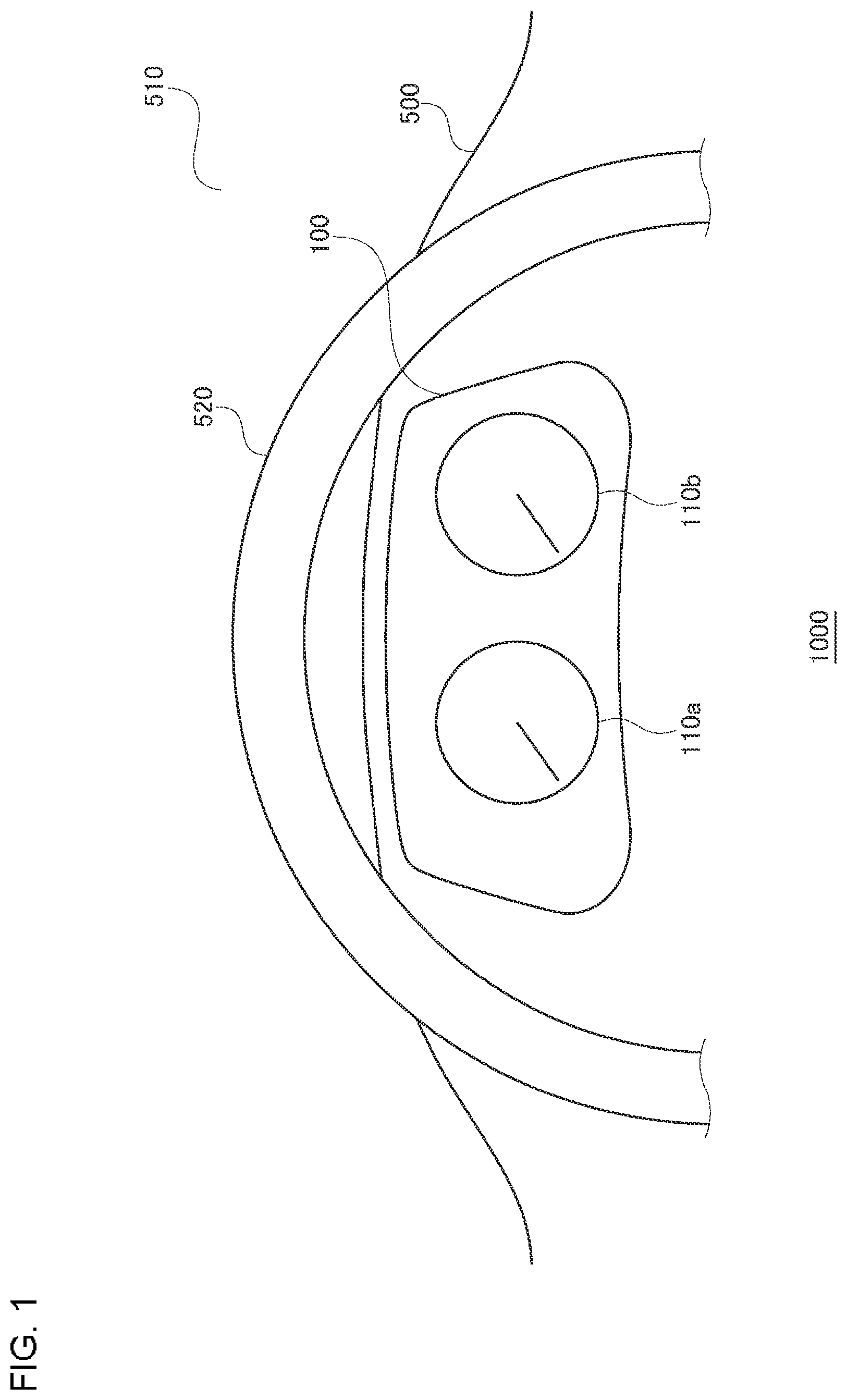 Patent US12351025 Figure 1 – User operation device and in-vehicle device configured for press-down operation