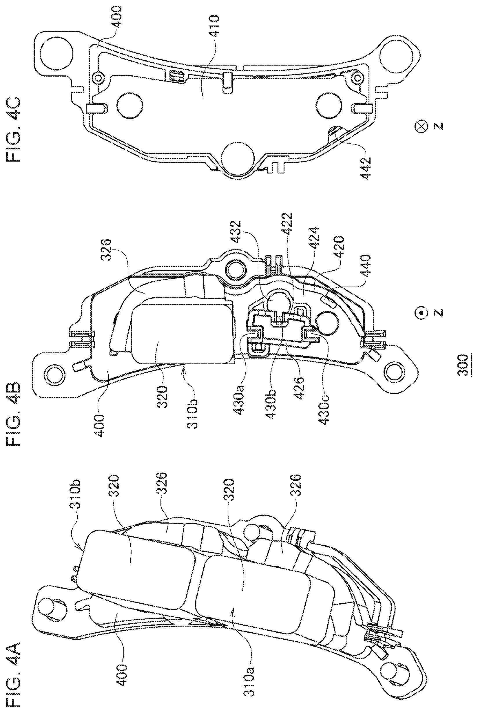 Patent US12351025 Figure 4 – User operation device and in-vehicle device configured for press-down operation