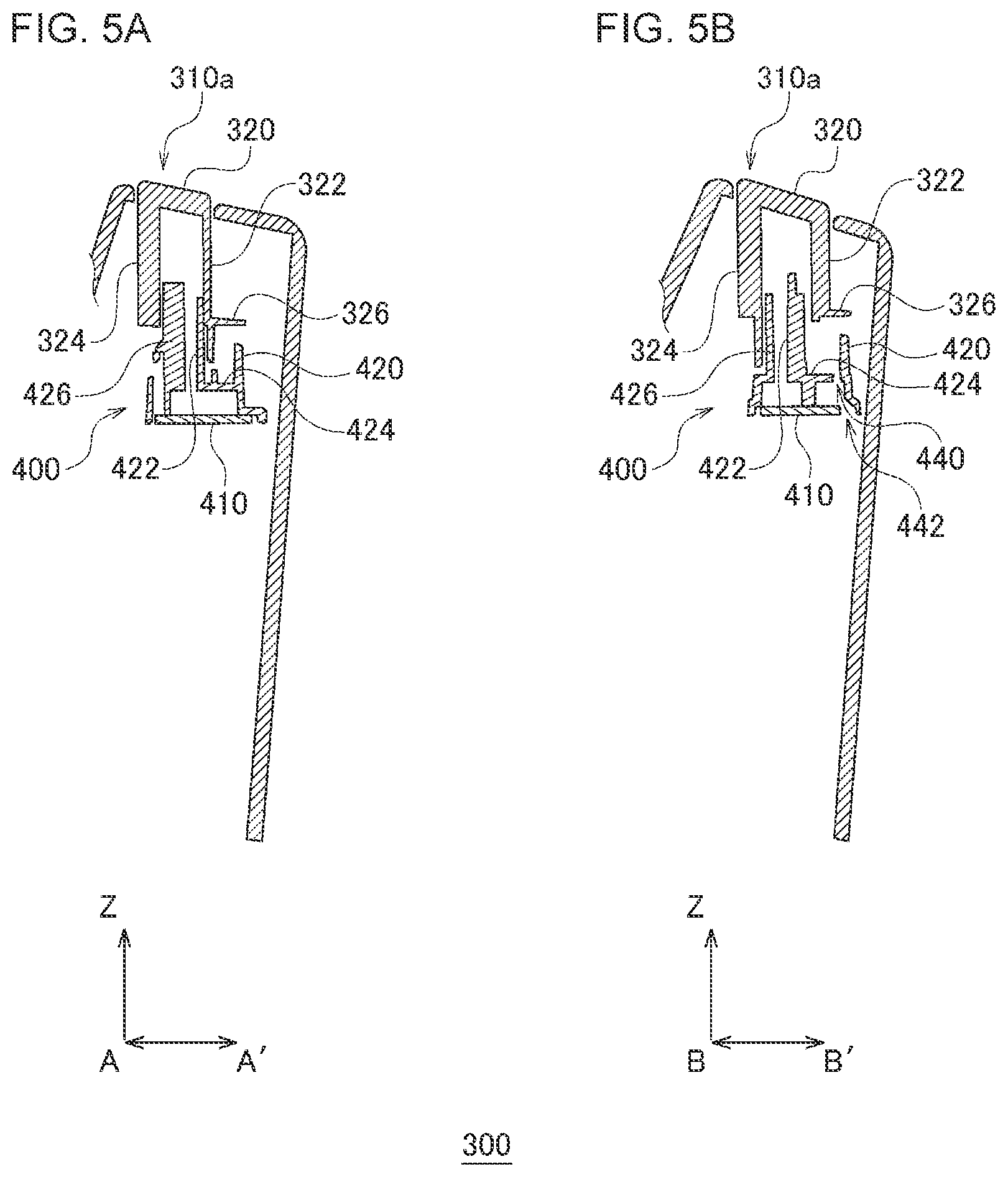 Patent US12351025 Figure 5 – User operation device and in-vehicle device configured for press-down operation