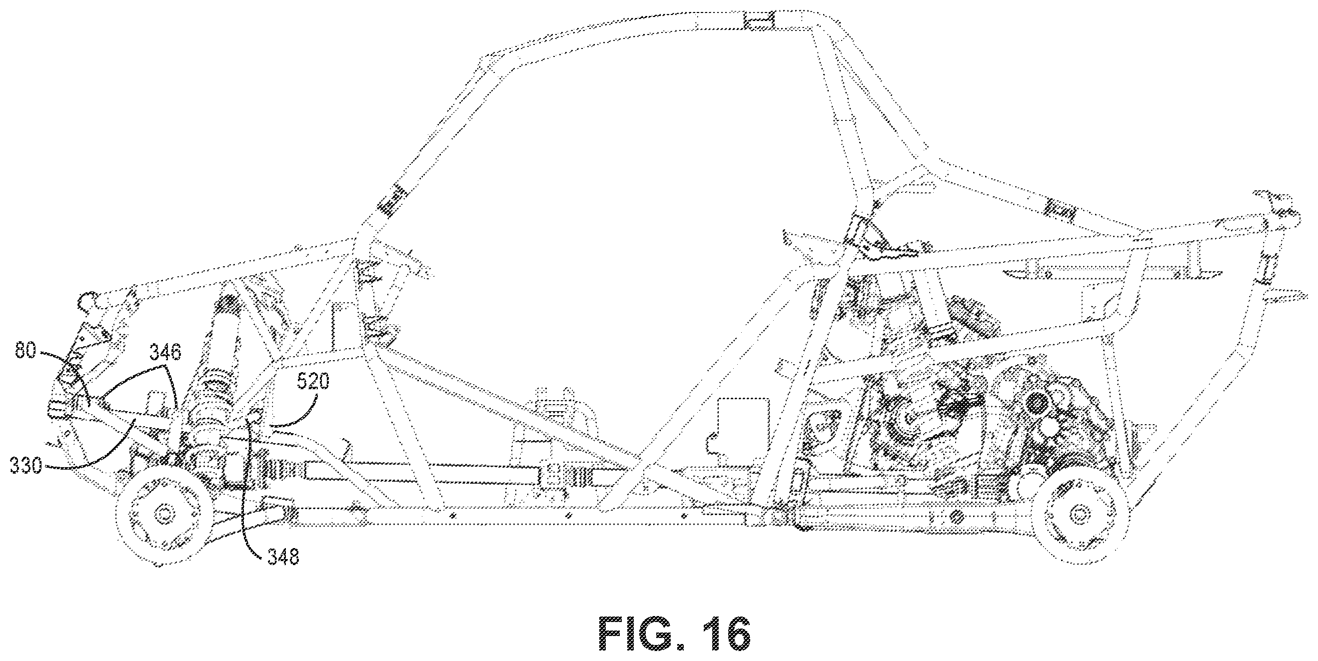 Patent US12351027 Figure 16 – Off-road recreational vehicle