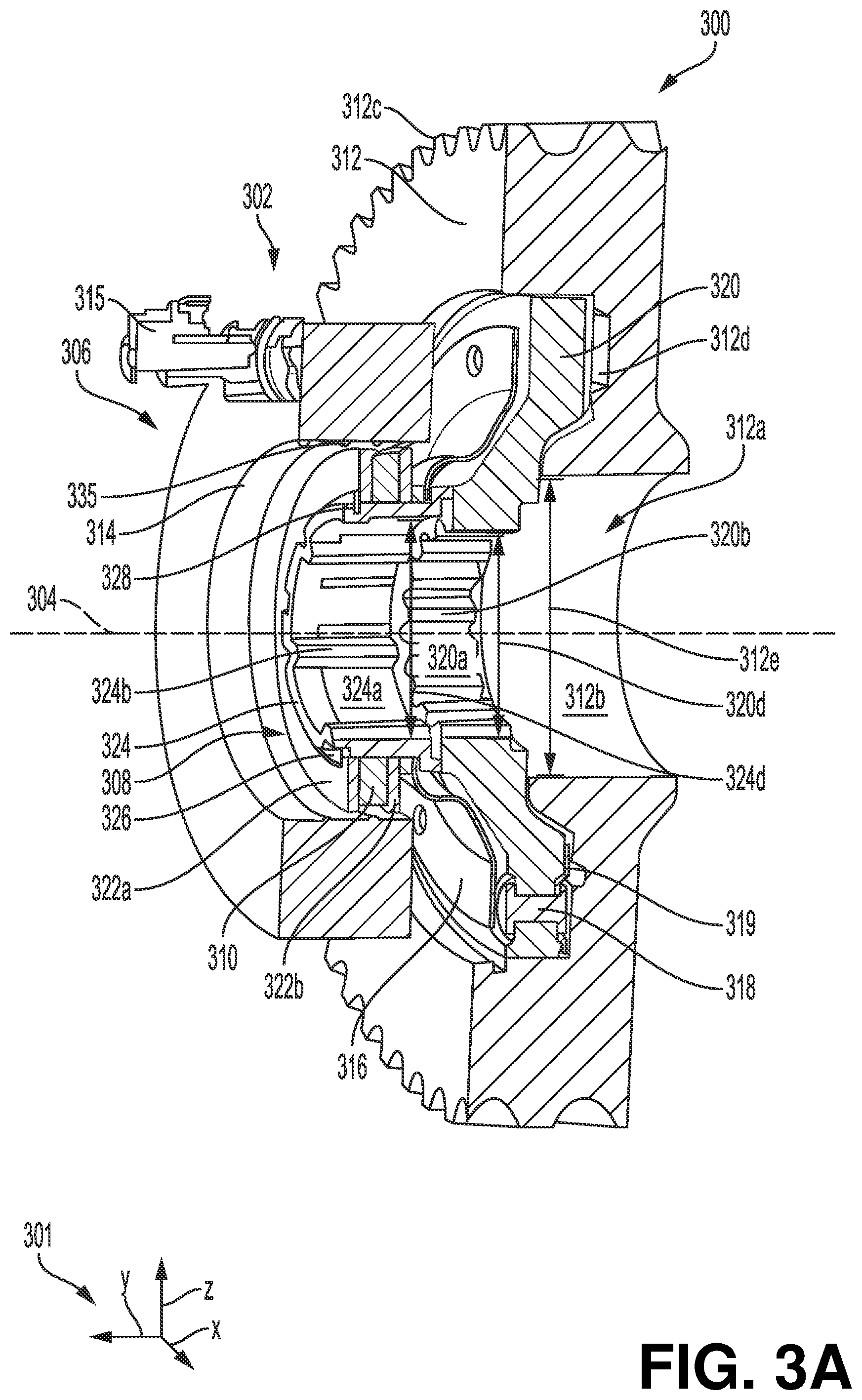 Patent US12351030 Figure 3 – Automatic transmission with one or more dynamically controllable one way clutches