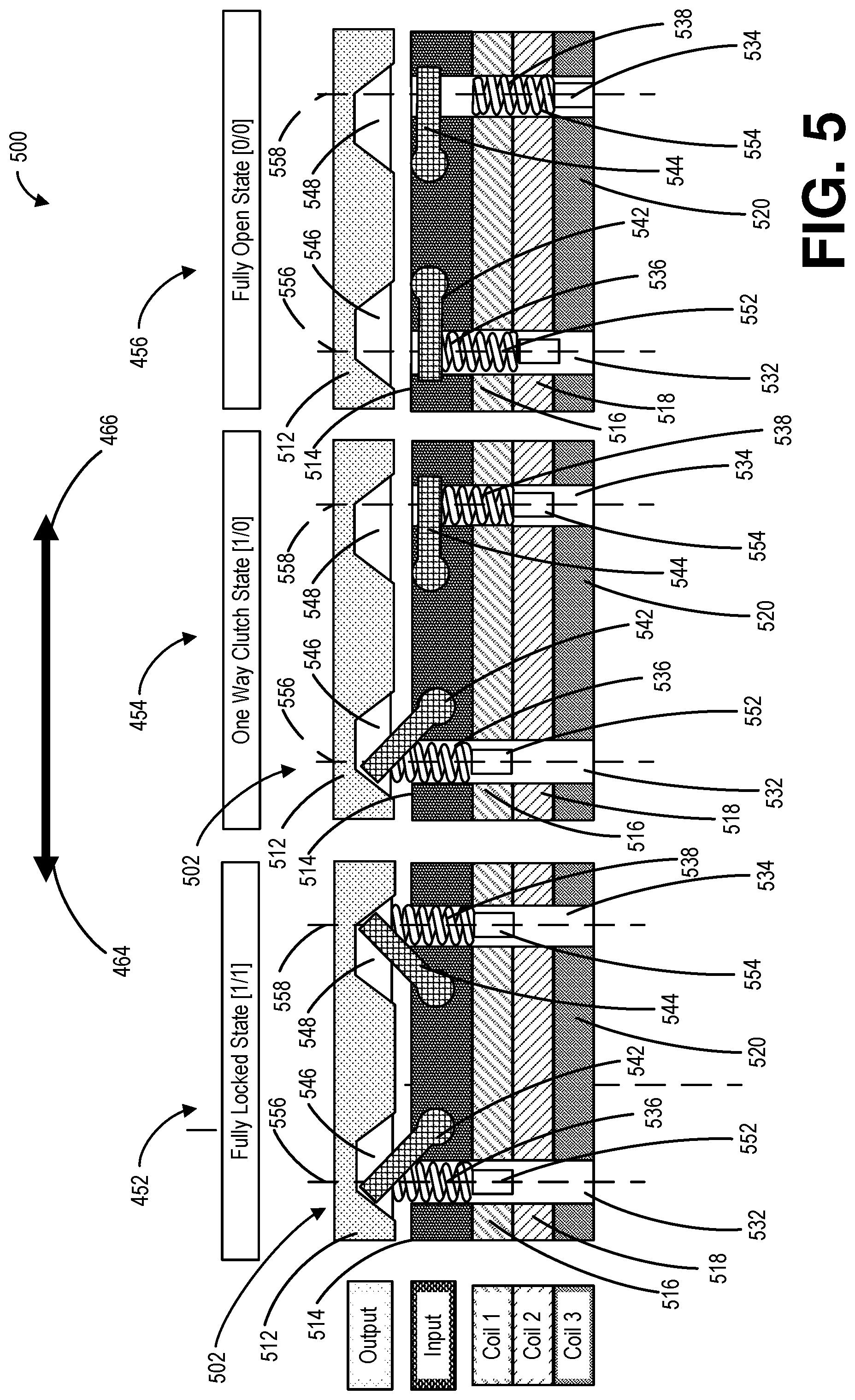 Patent US12351030 Figure 6 – Automatic transmission with one or more dynamically controllable one way clutches