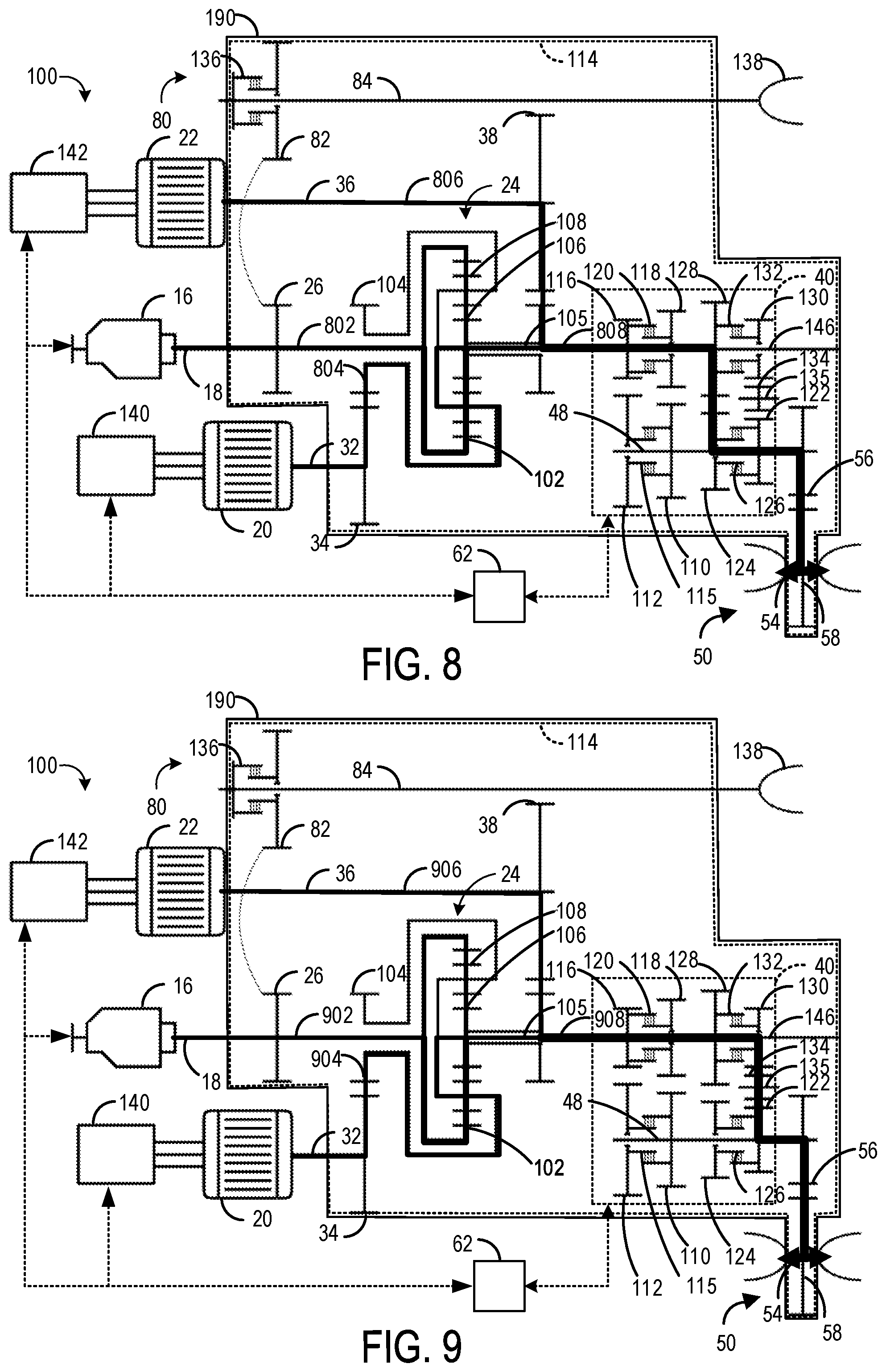 Patent US12351032 Figure 7 – Electric continuously variable transmission and methods therefor