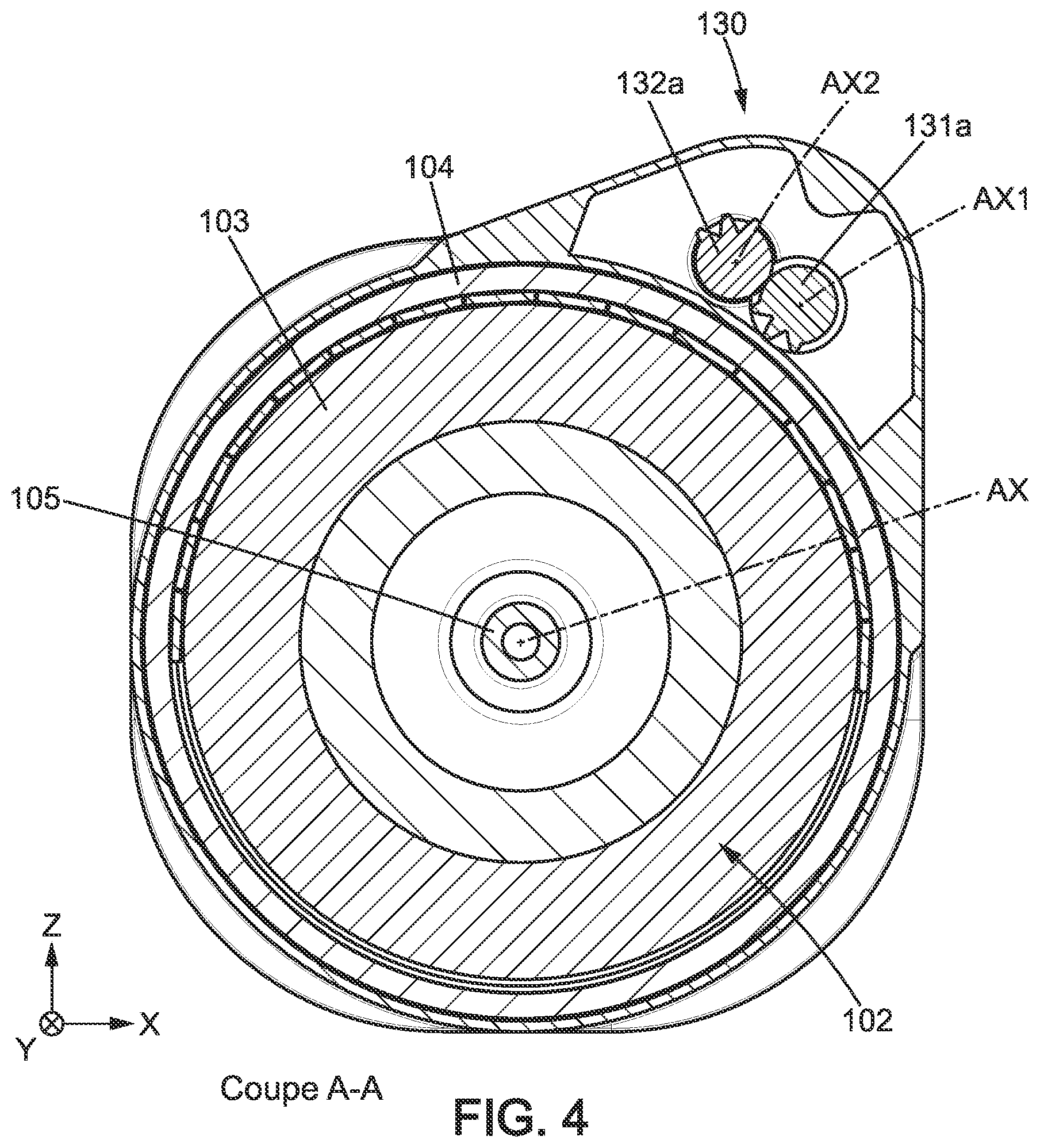 Patent US12351033 Figure 3 – Power transmission assembly and vehicle comprising this assembly