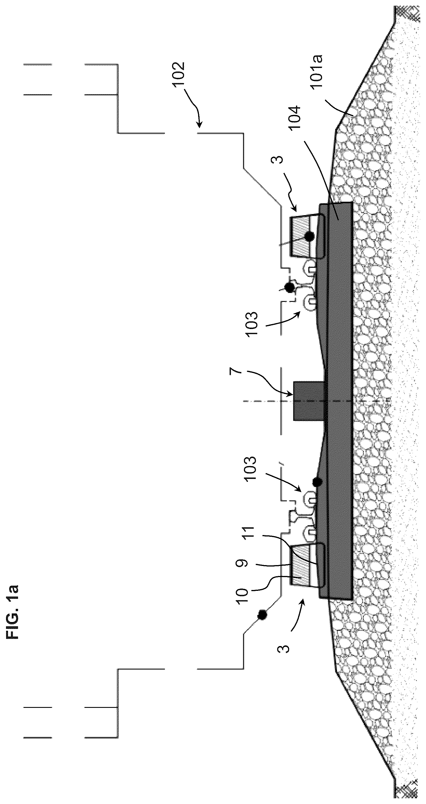 Patent US12351036 Figure 1 – Magnetic levitation railway system