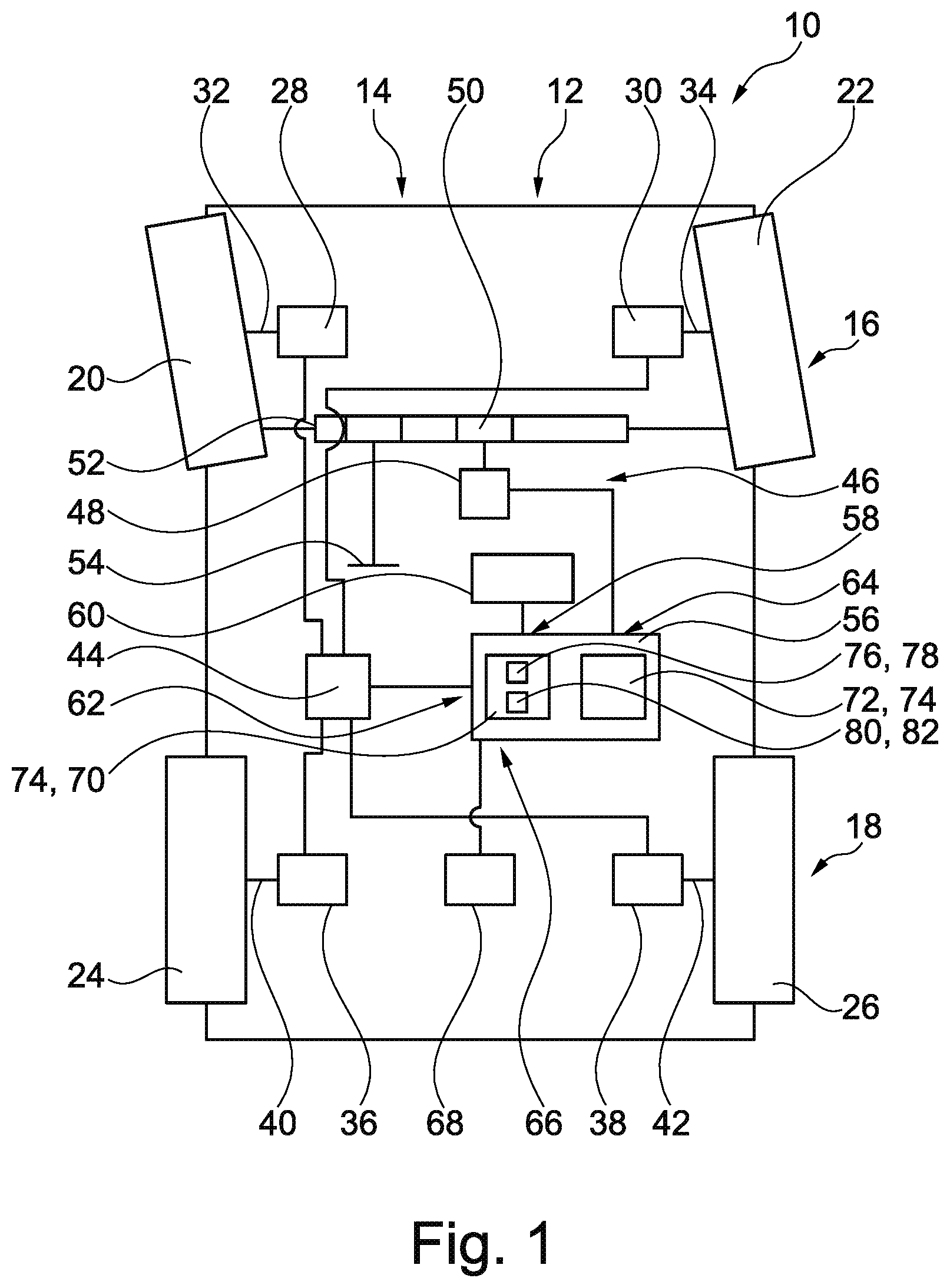 Patent US12351039 Figure 1 – Method for controlling a motion of a vehicle, data processing apparatus, computer program, computer-readable storage medium, and vehicle propulsion system