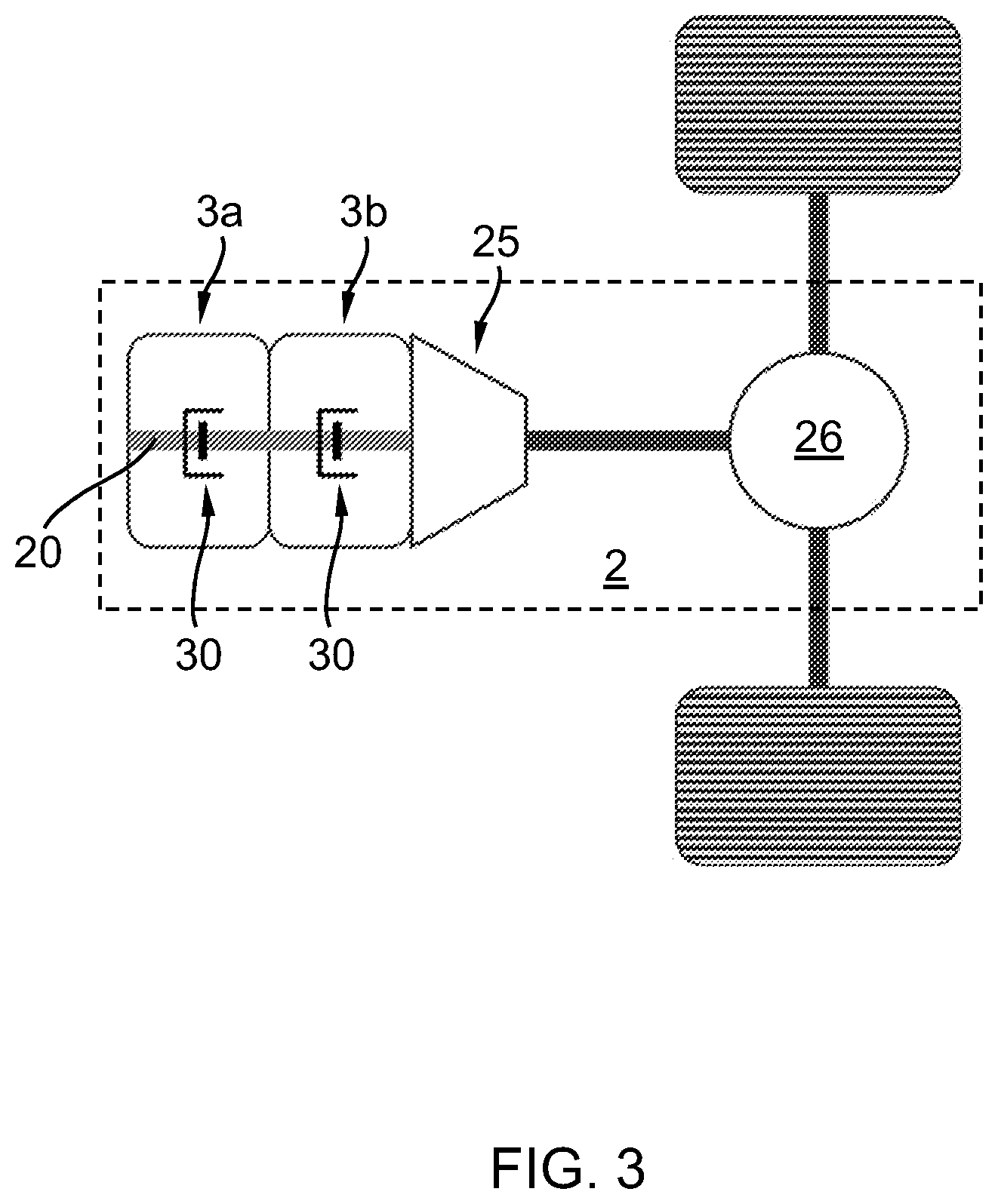 Patent US12351040 Figure 3 – Power management system for electrical vehicles with multiple motors