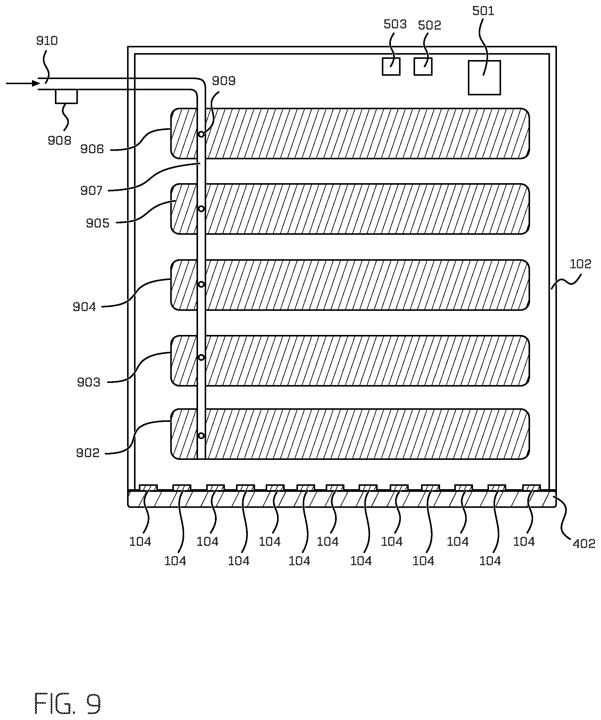 Patent US12351041 Figure 9 – Impact detection on vehicle underside