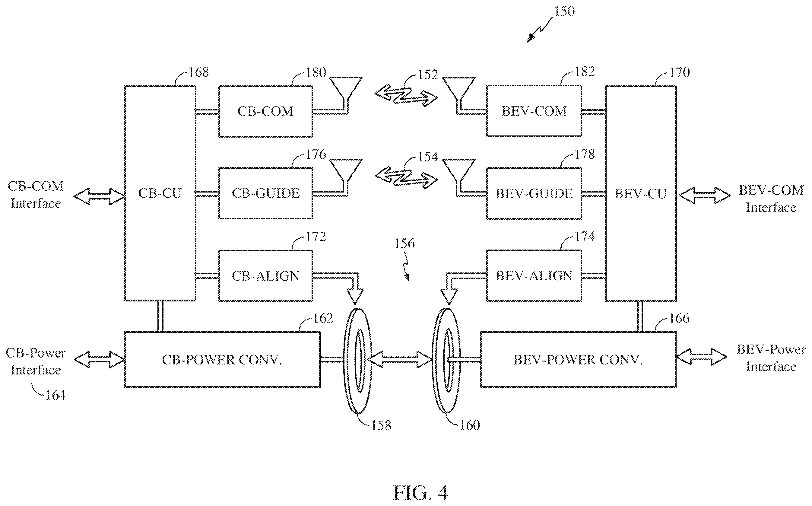 Patent US12351046 Figure 4 – Wireless power antenna alignment adjustment system for vehicles