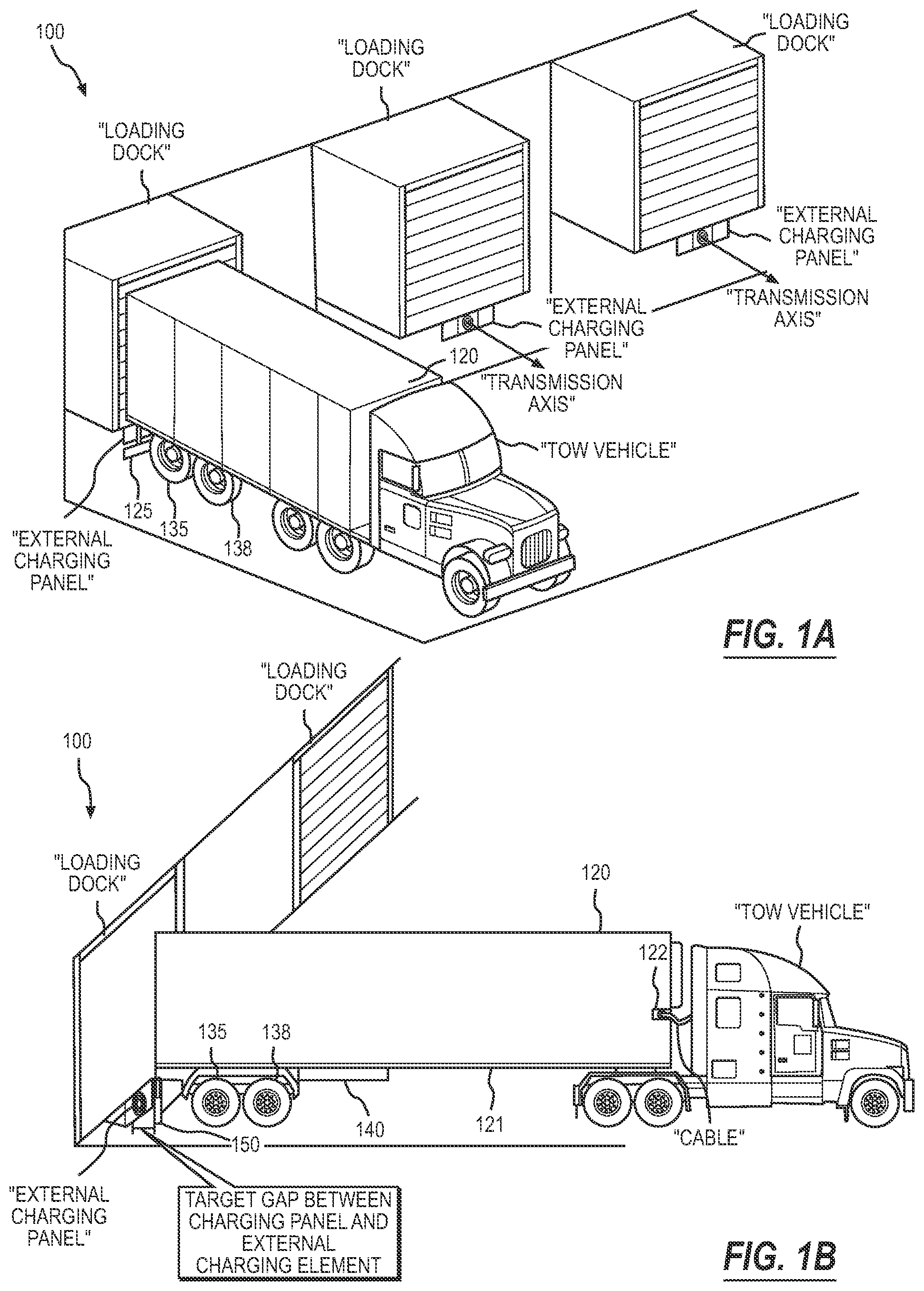 Patent US12351047 Figure 1 – System for power supply, power generation, and power distribution of a trailer