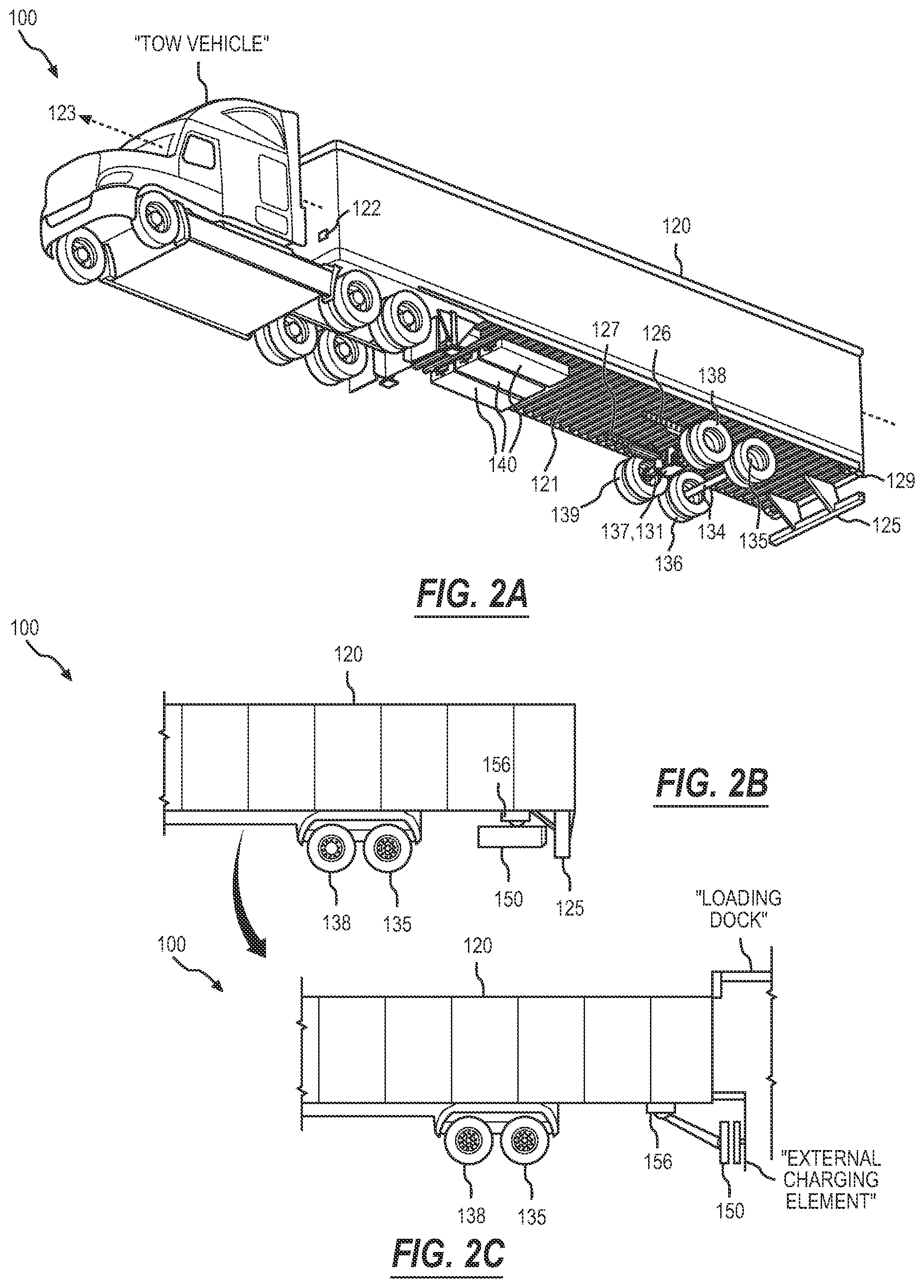 Patent US12351047 Figure 2 – System for power supply, power generation, and power distribution of a trailer
