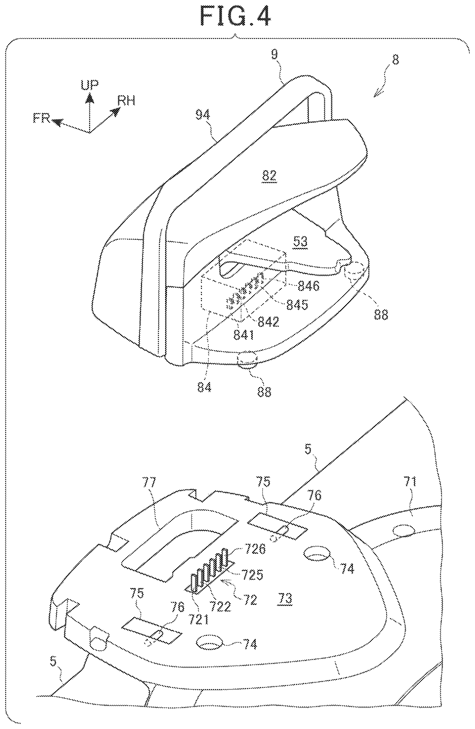 Patent US12351050 Figure 4 – Station and power supply device of autonomous travel work machine