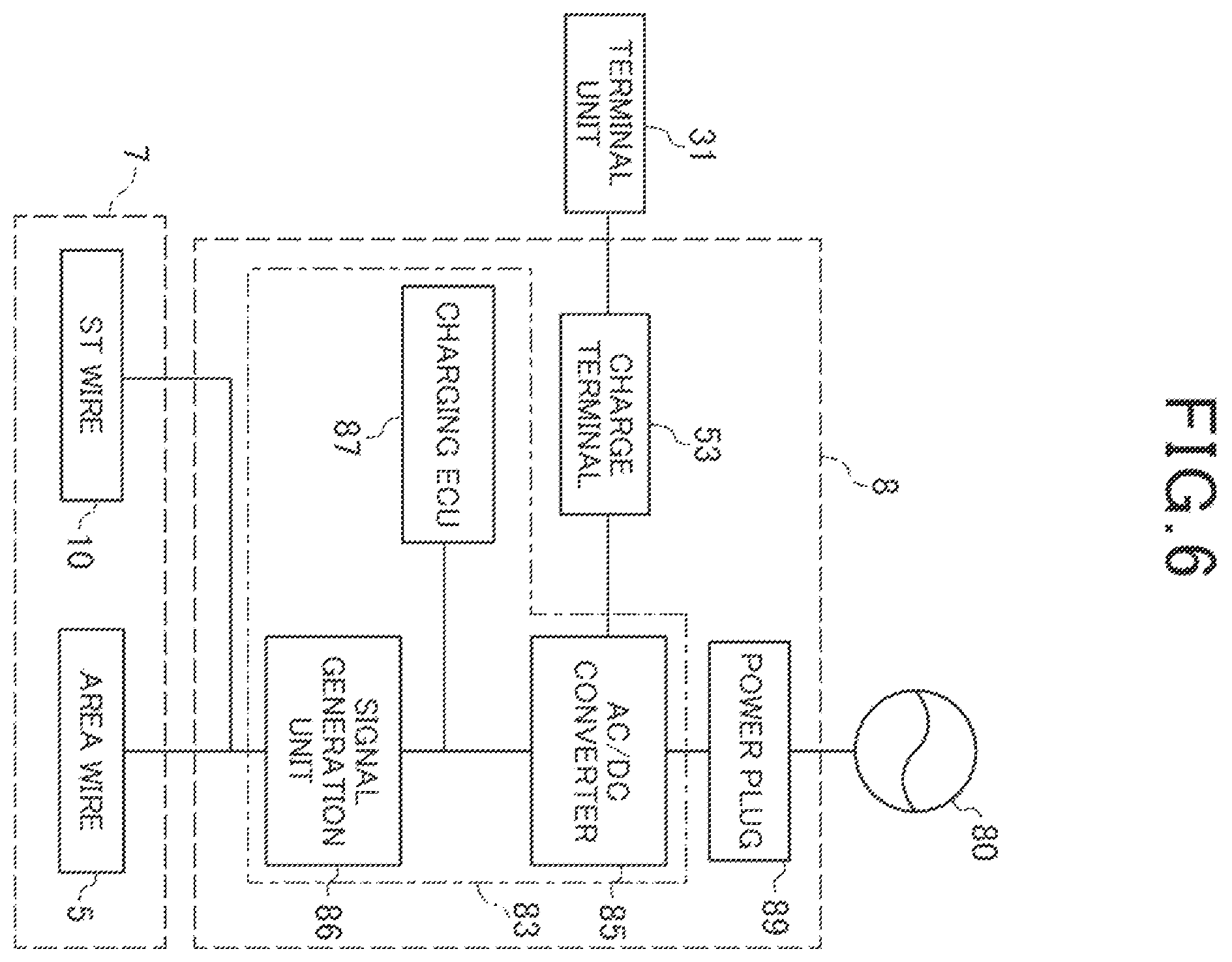 Patent US12351050 Figure 6 – Station and power supply device of autonomous travel work machine