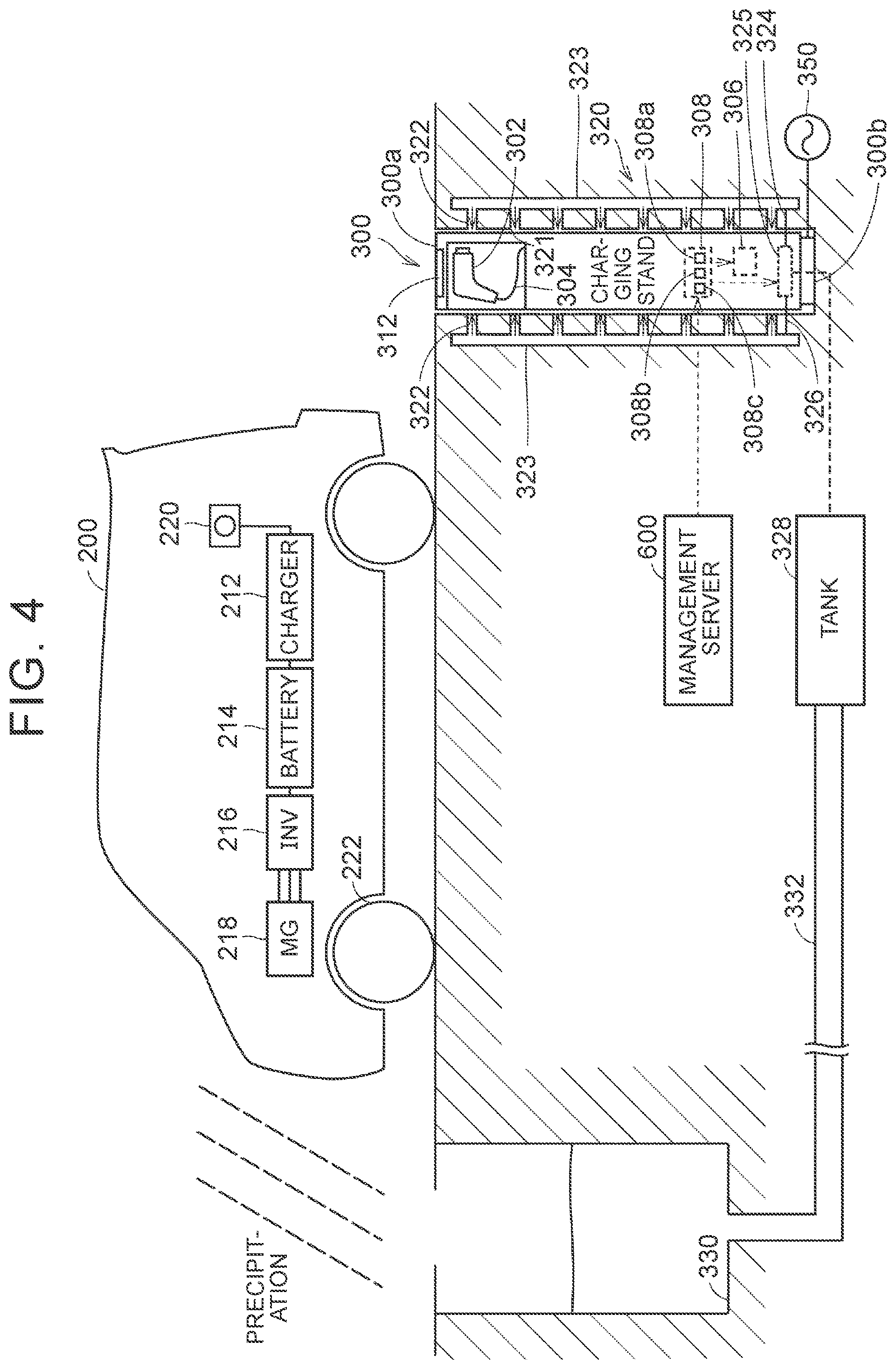 Patent US12351052 Figure 4 – Charging facility and control method of charging facility
