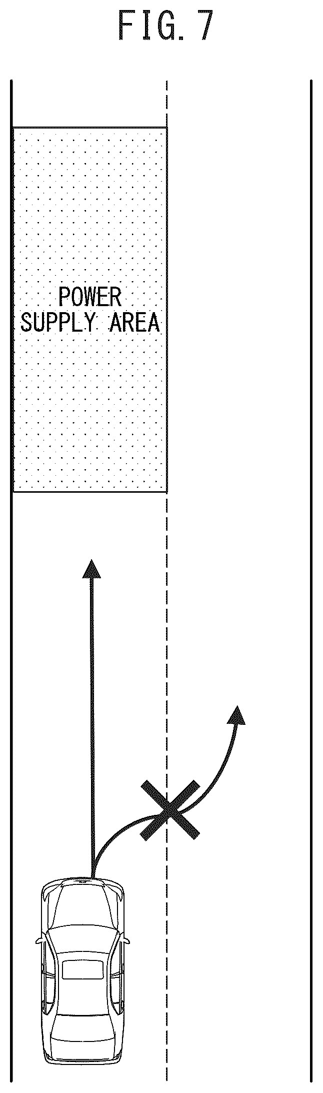 Patent US12351055 Figure 7 – Vehicle control device for prohibiting lane changing, vehicle control method for prohibiting lane changing, and non-transitory recording medium