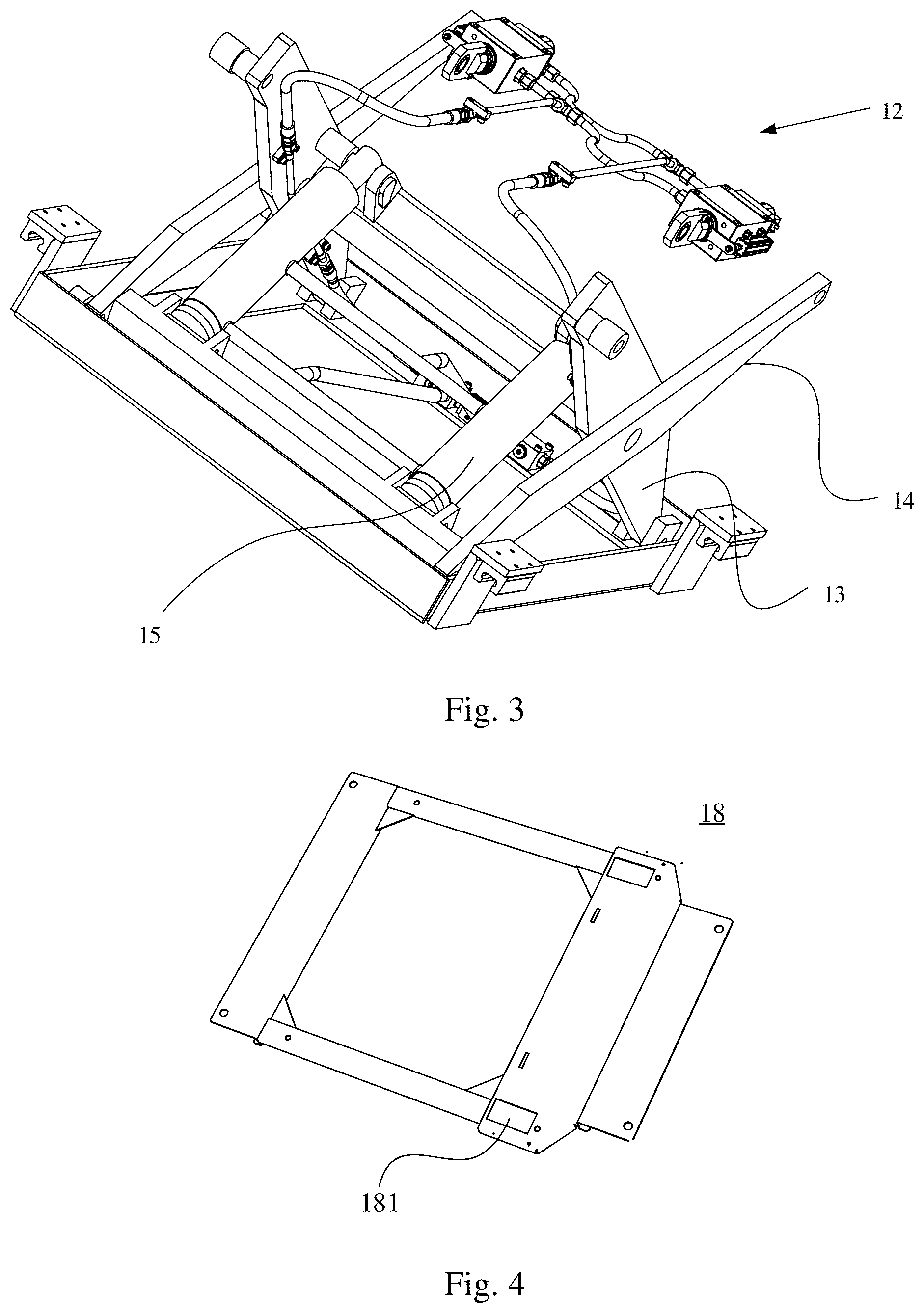 Patent US12351061 Figure 3 – Mounting platform, battery replacement device and control method thereof
