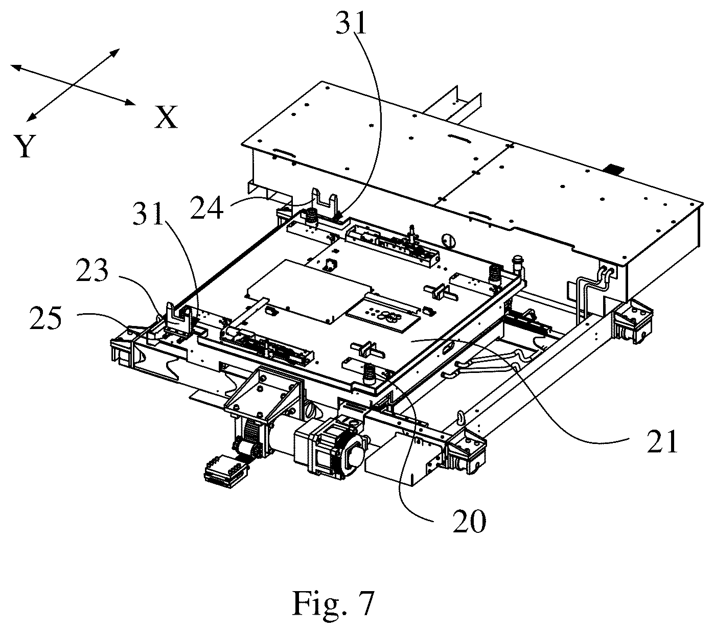 Patent US12351061 Figure 5 – Mounting platform, battery replacement device and control method thereof