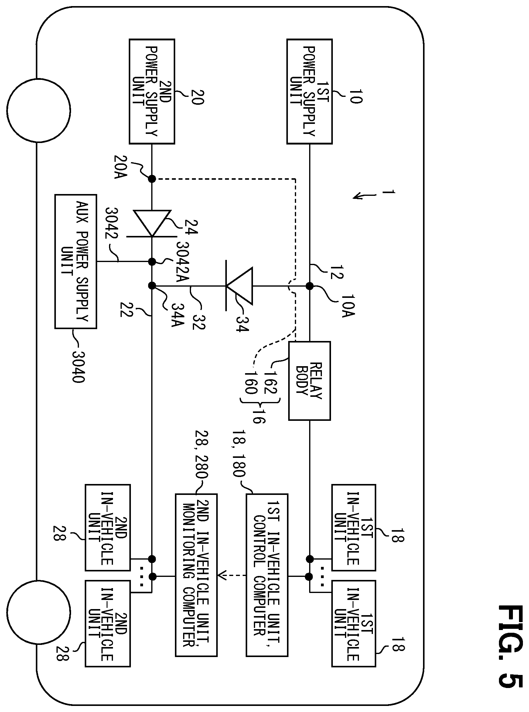 Patent US12351068 Figure 5 – Power supply system