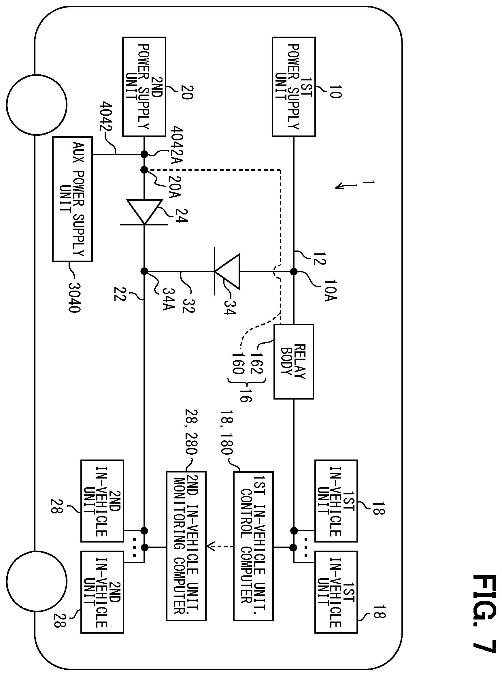 Patent US12351068 Figure 7 – Power supply system