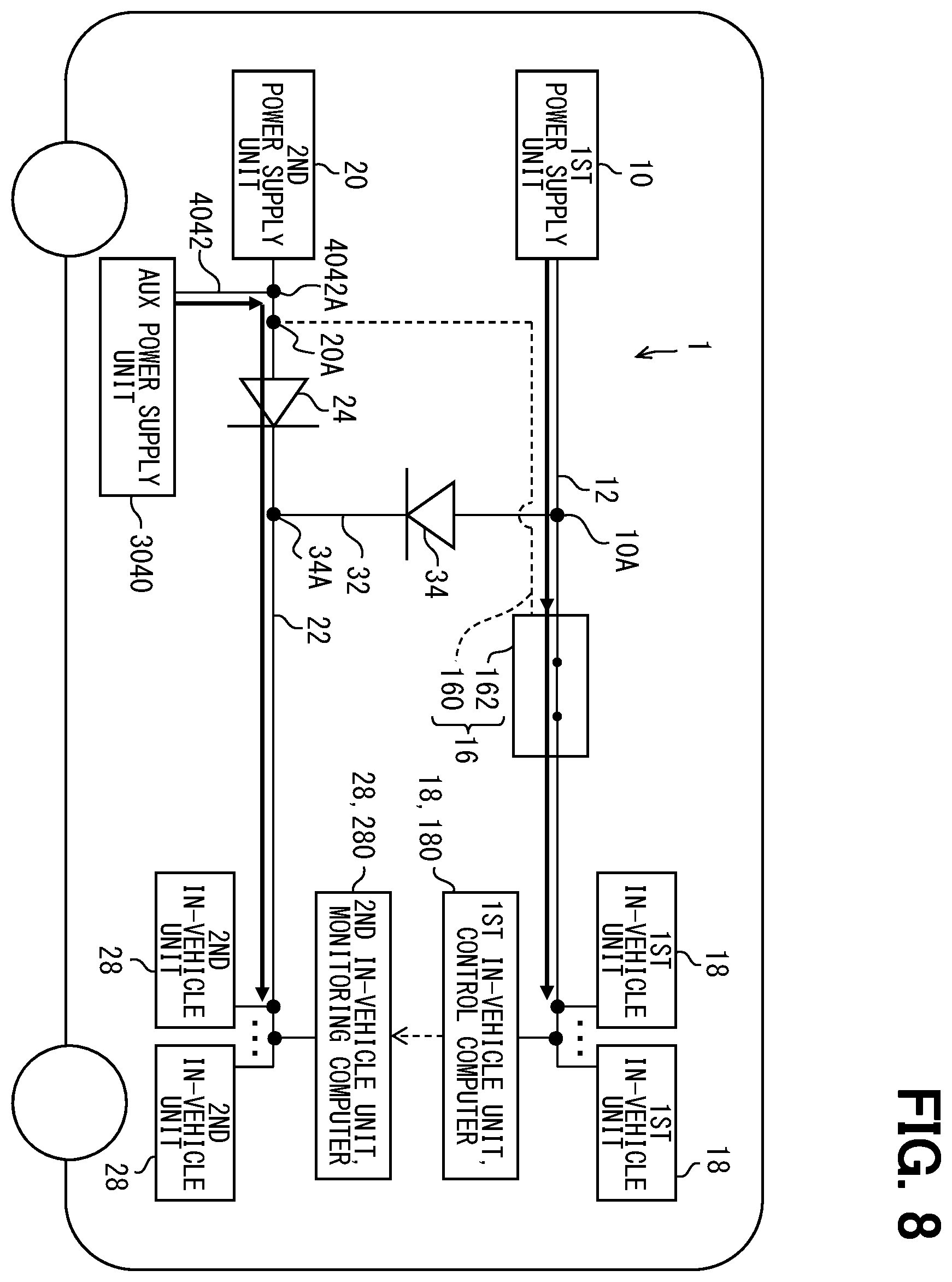 Patent US12351068 Figure 8 – Power supply system