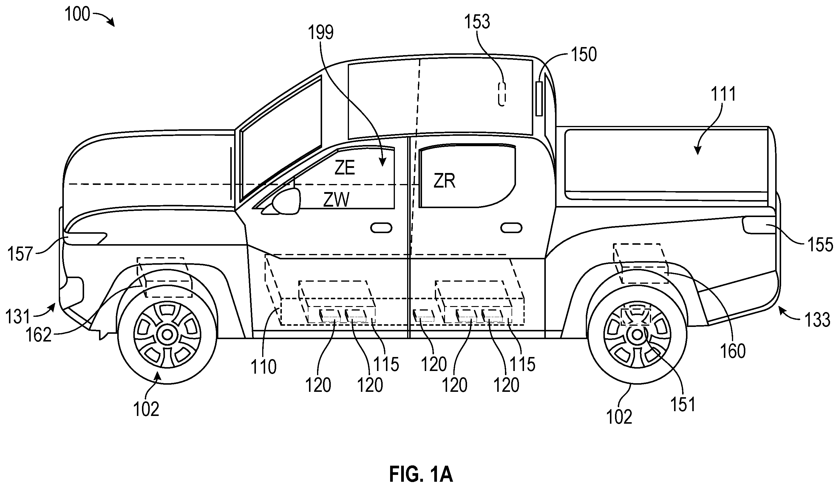 Patent US12351069 Figure 1 – Low voltage battery-less architecture for electric vehicles