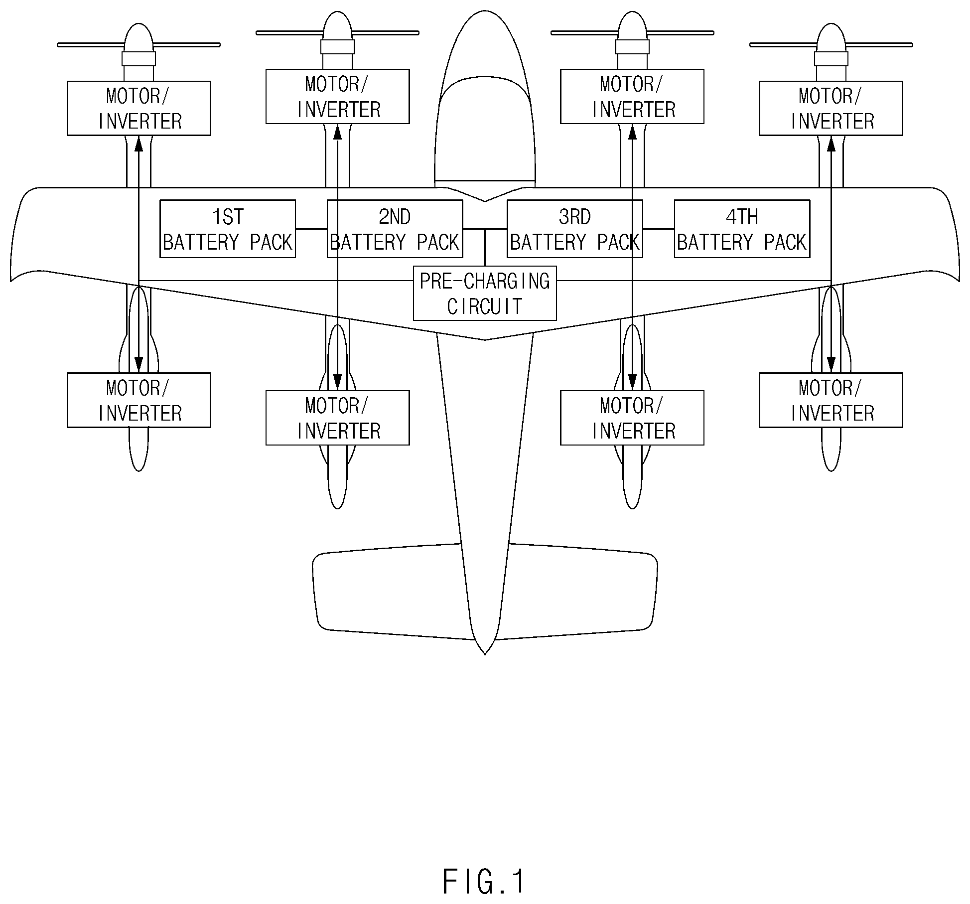 Patent US12351070 — Method for balancing parallel battery packs using pre-charging circuit and apparatus and system for the same — Figure 1