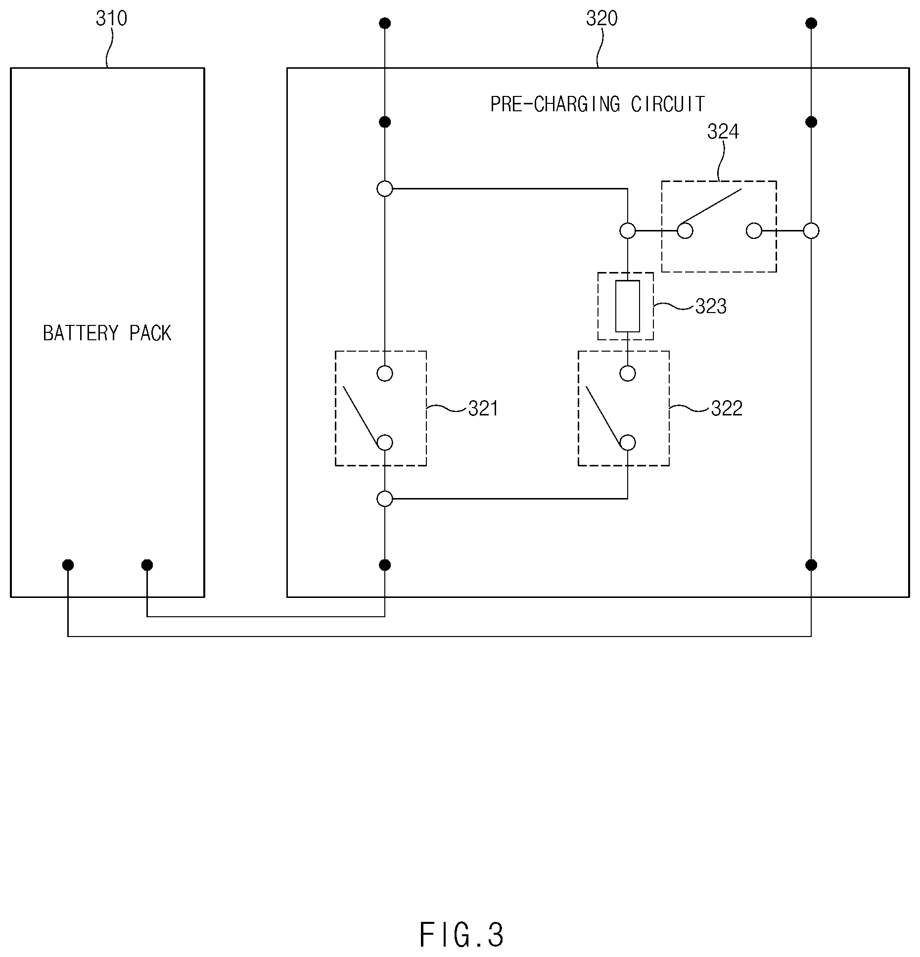 Patent US12351070 Figure 3 – Method for balancing parallel battery packs using pre-charging circuit and apparatus and system for the same