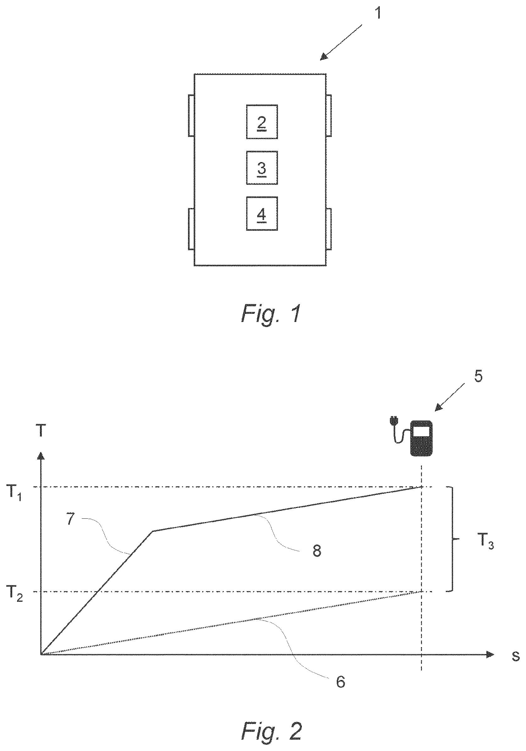 Patent US12351071 — Method and control device for temperature control of a traction battery of an electrically powered motor vehicle — Figure 1