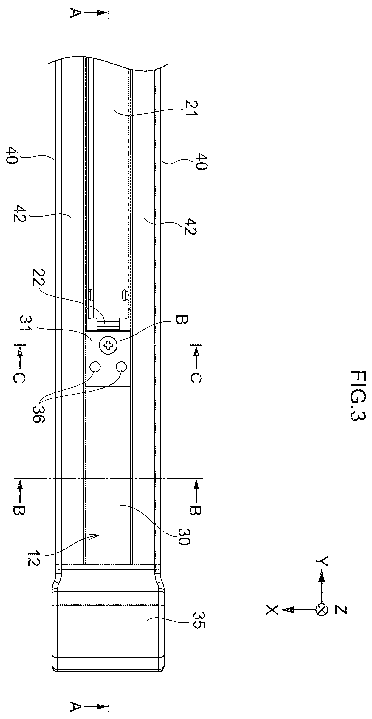 Patent US12351081 Figure 3 – Slide device