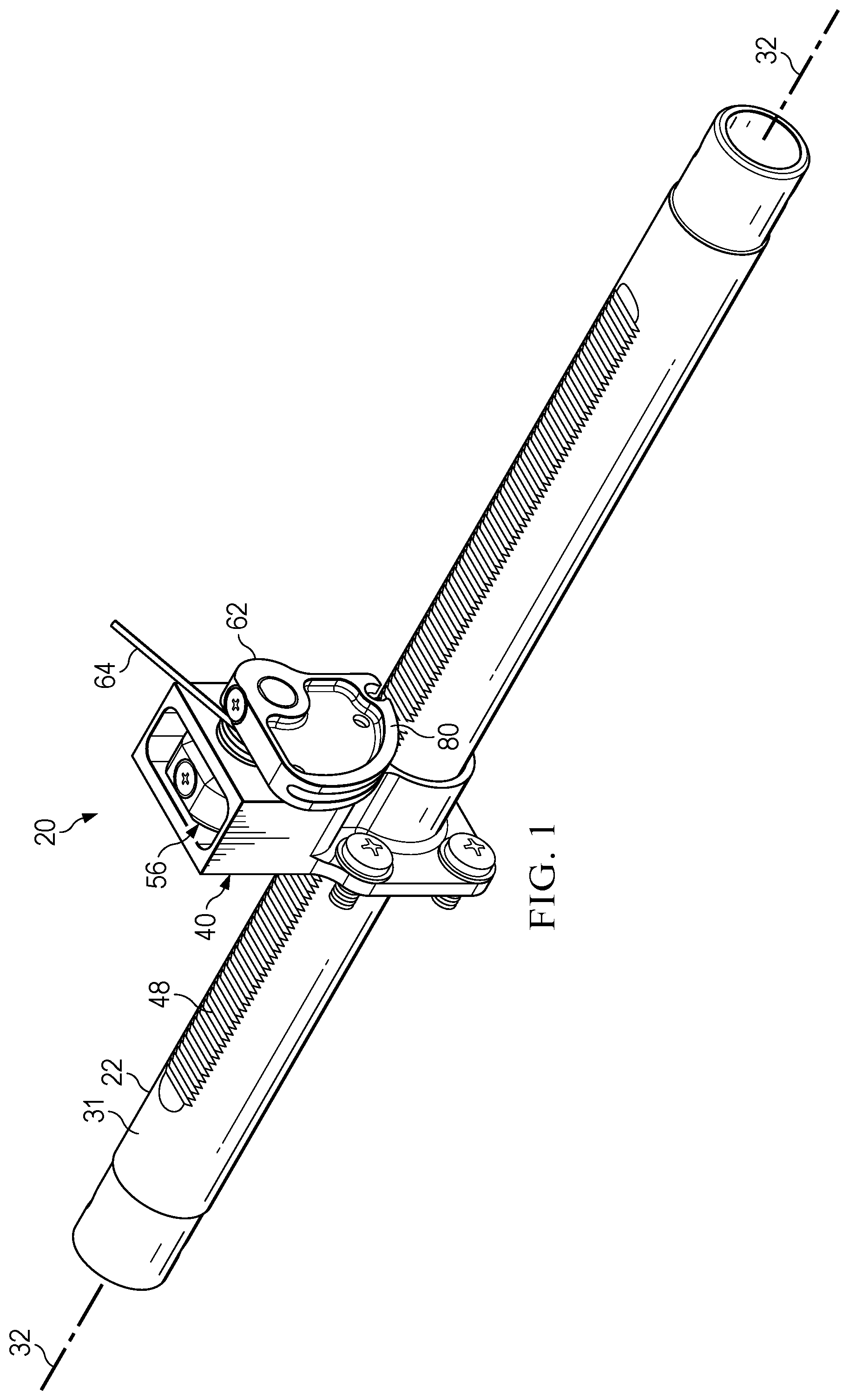 Patent US12351082 Figure 1 – Track lock mechanism